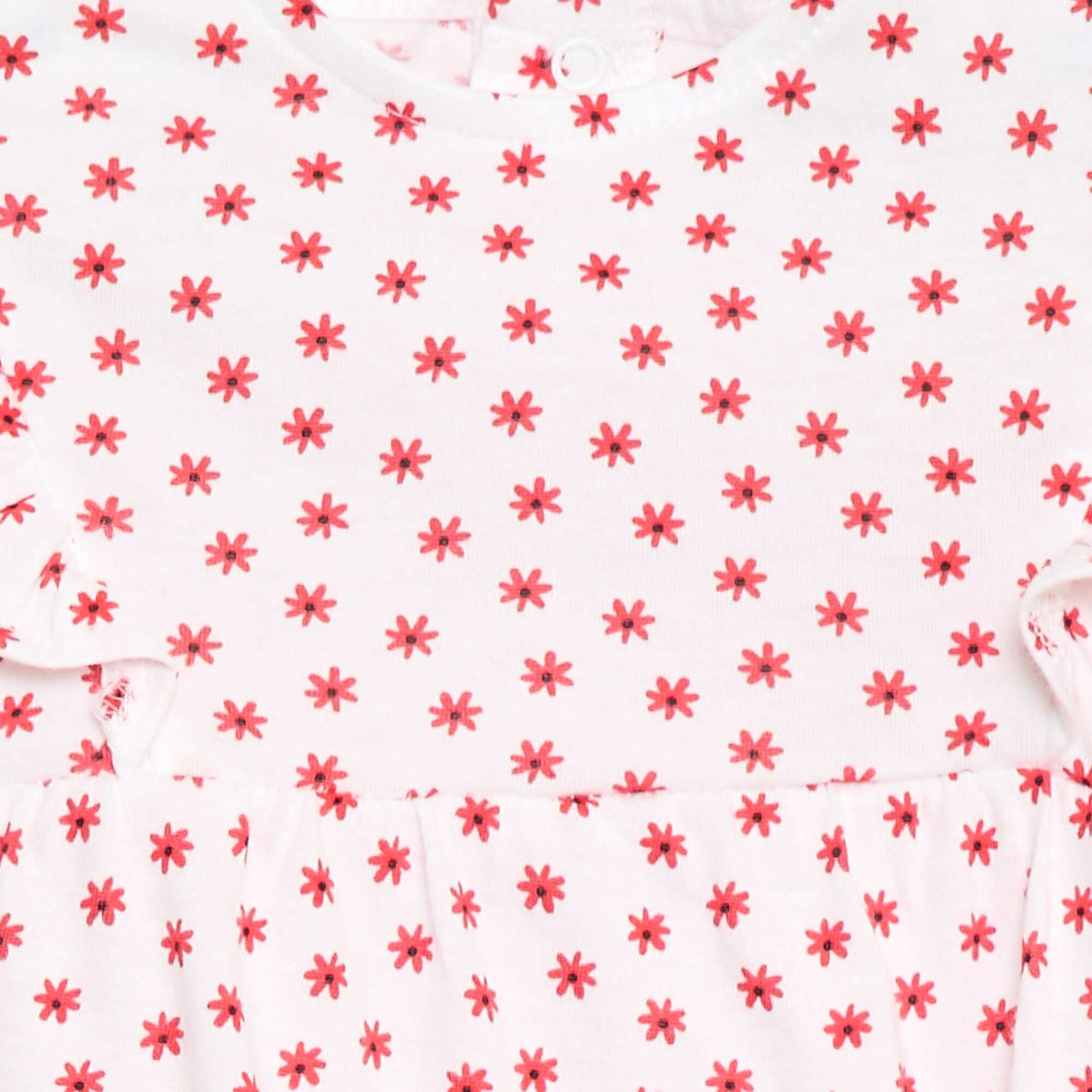 Bodie estampada de punto de algodón ROJO