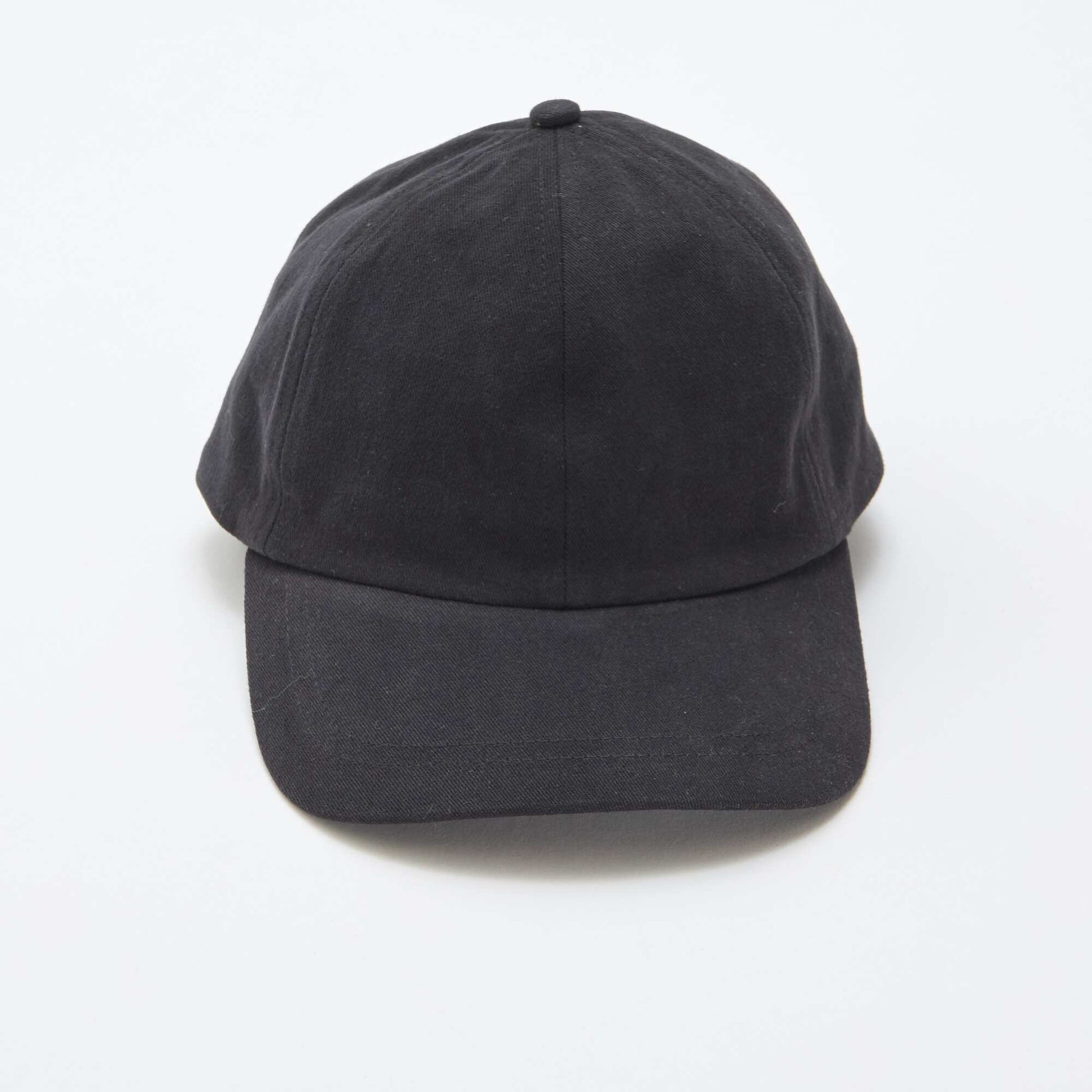 Gorra de algodón NEGRO