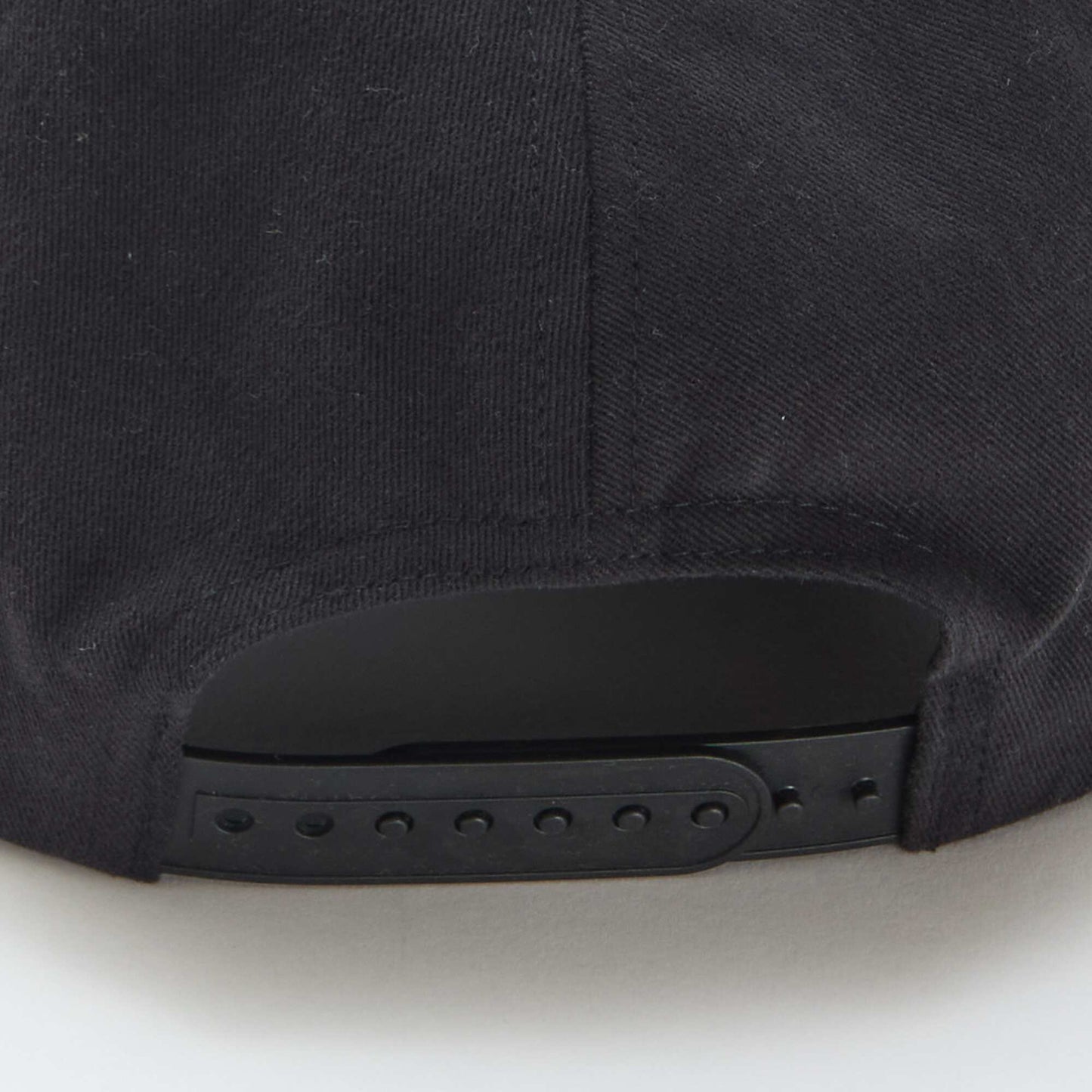Gorra de algodón NEGRO