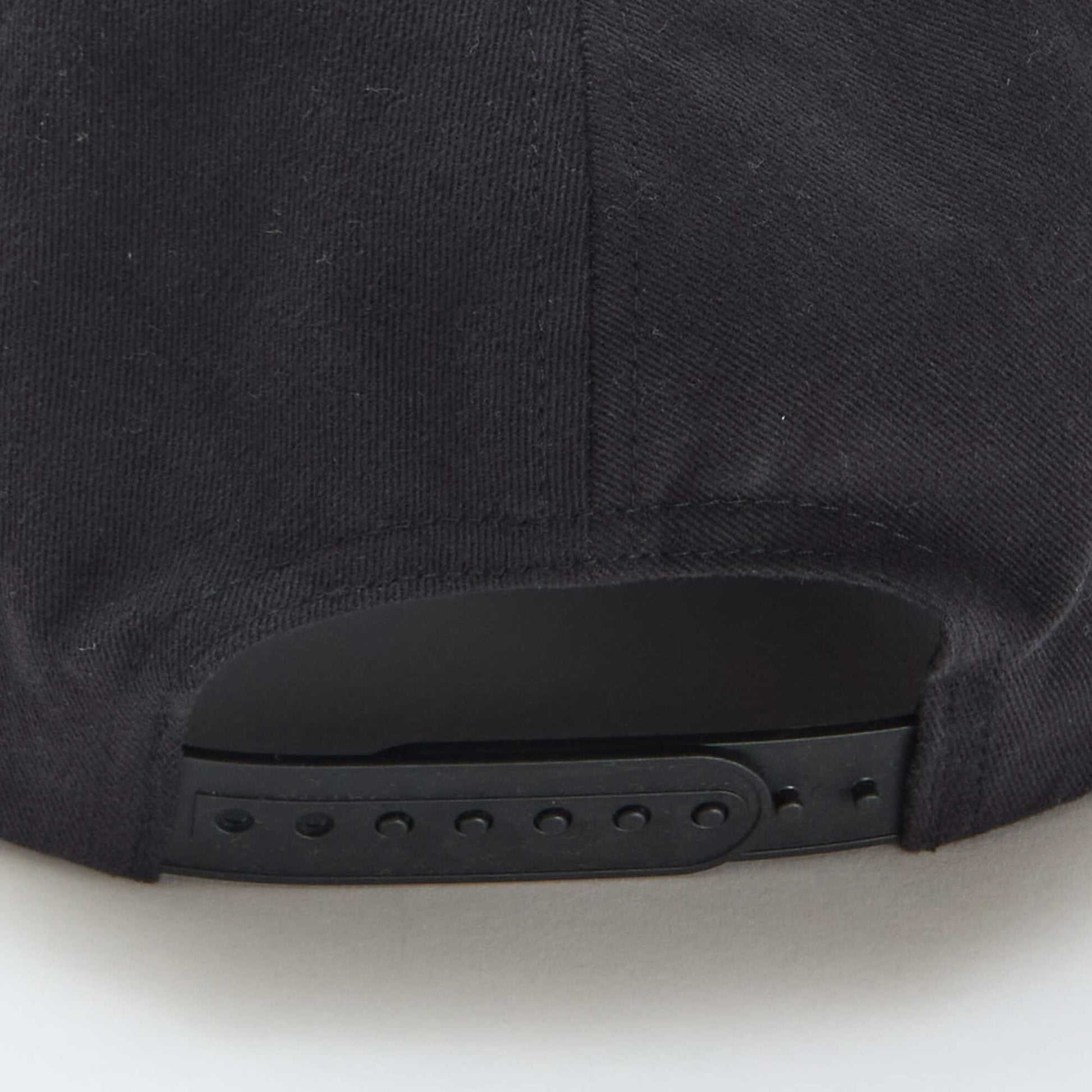 Gorra de algodón NEGRO