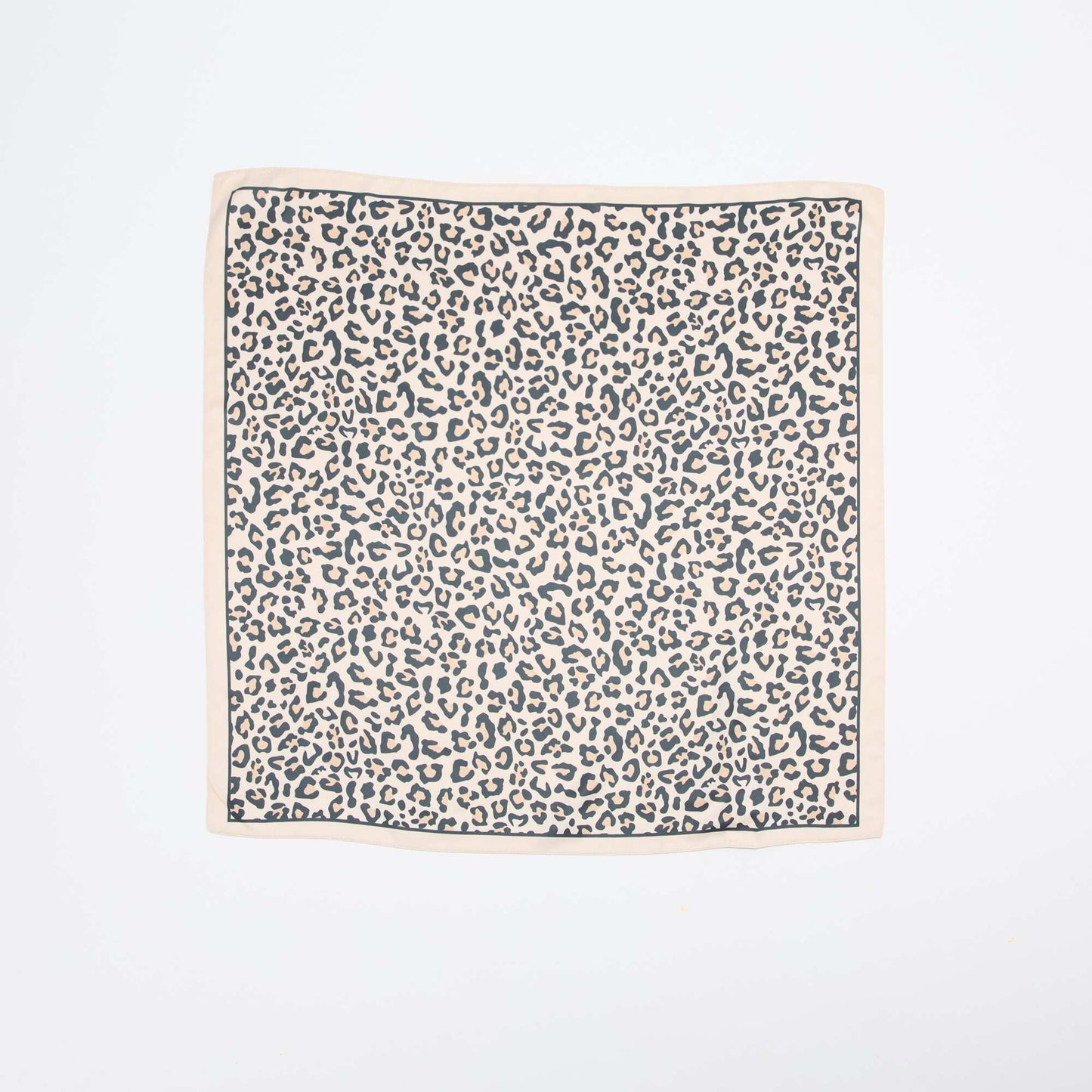 Pañuelo de satén fantasía (65x65 cm) BEIGE