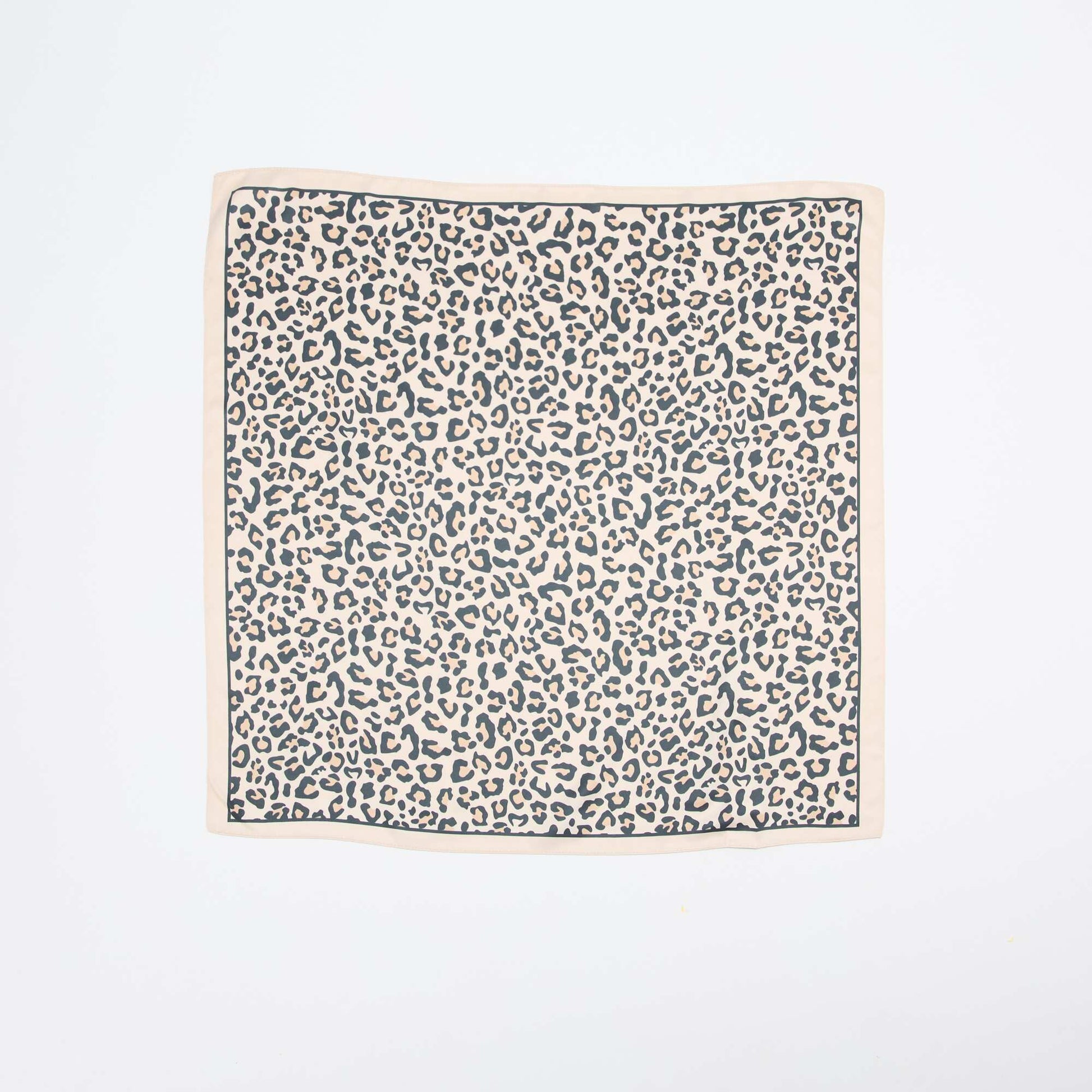 Pañuelo de satén fantasía (65x65 cm) BEIGE