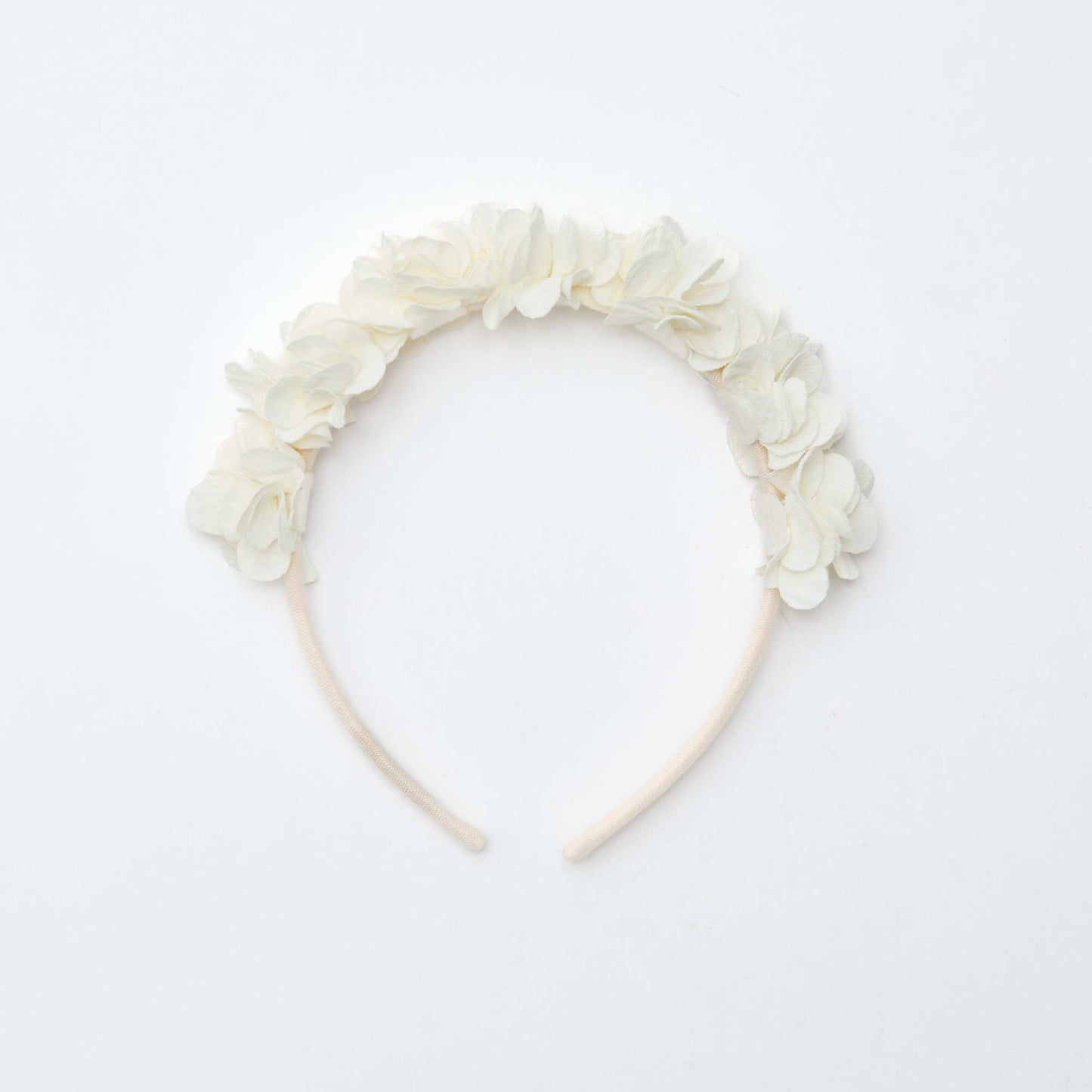 Diadema floral BLANCO