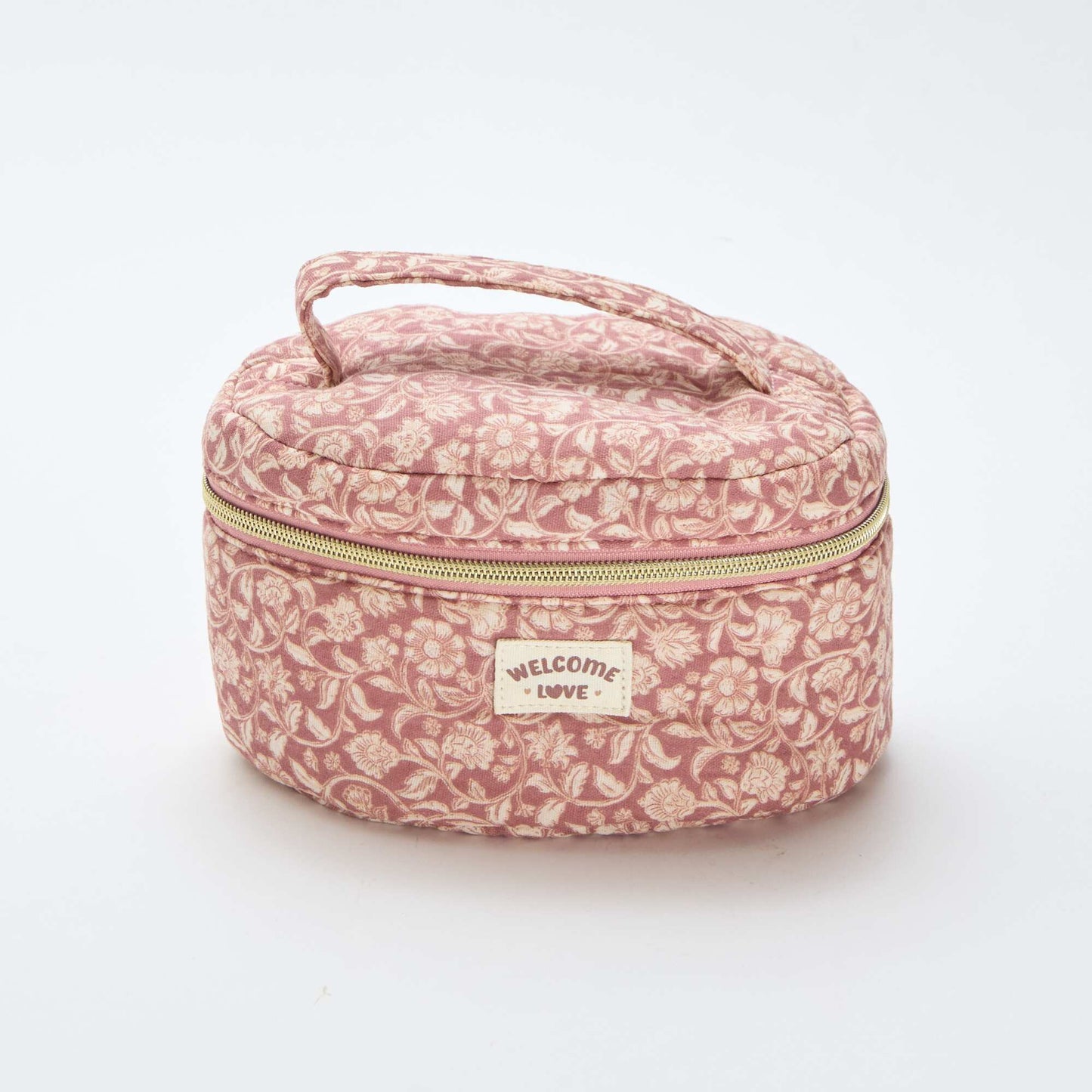 Neceser con estampado ROSA