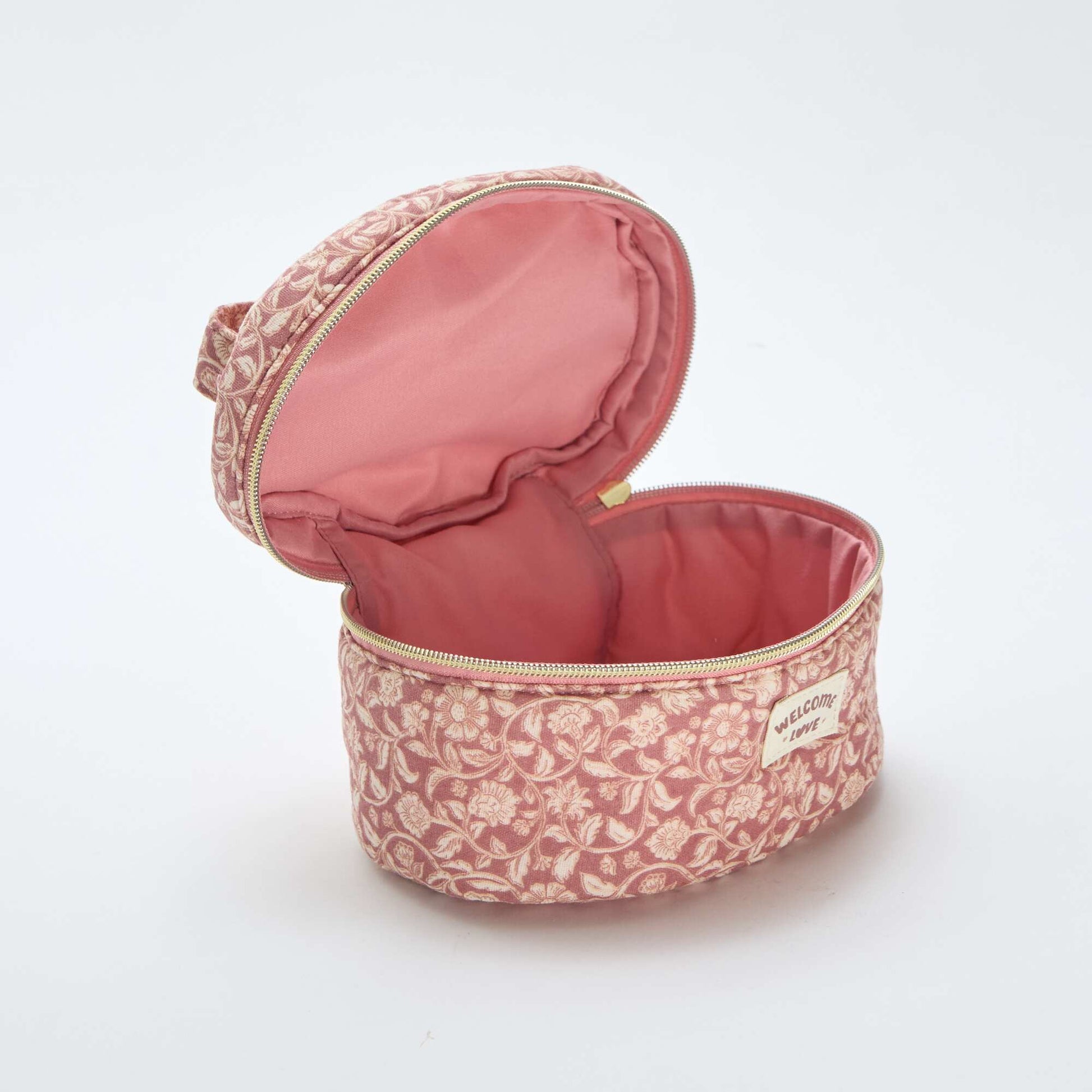 Neceser con estampado ROSA
