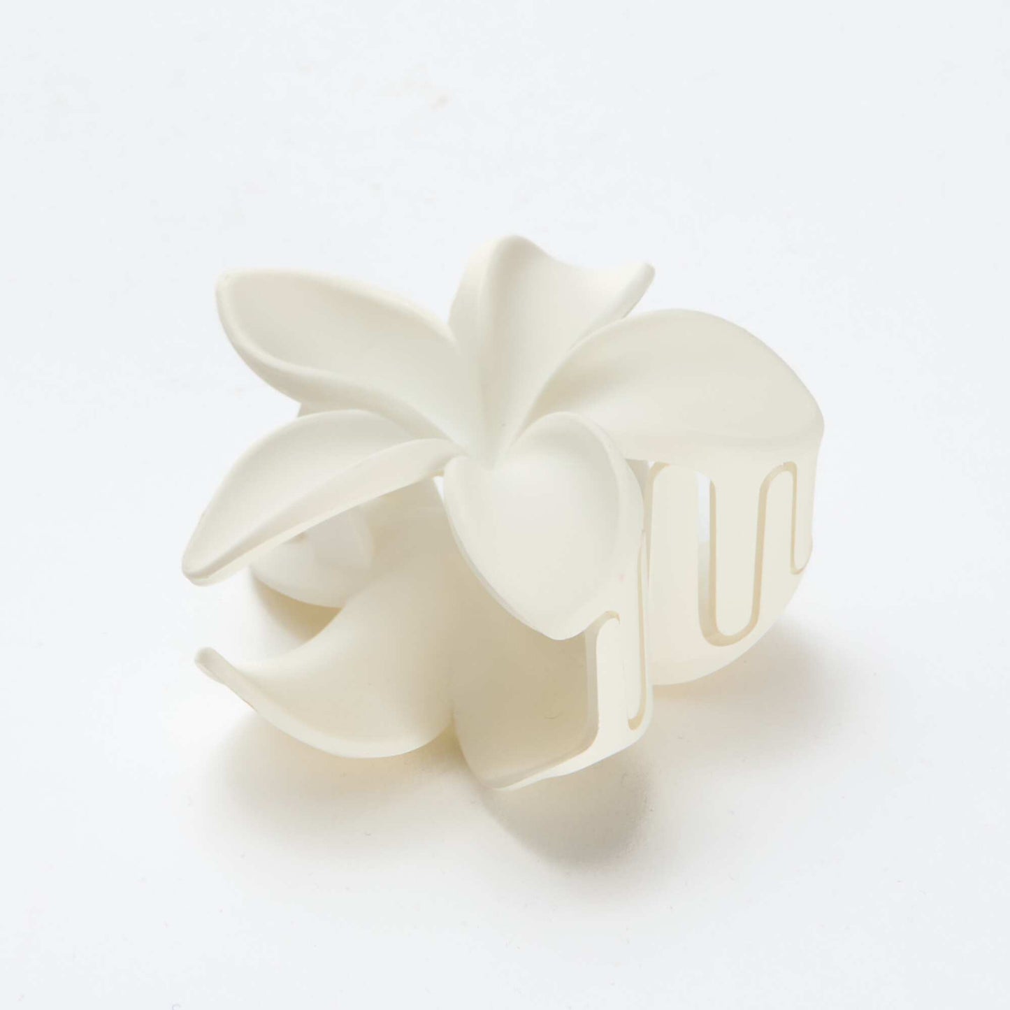 Pinza grande de cangrejo con forma de flor BLANCO