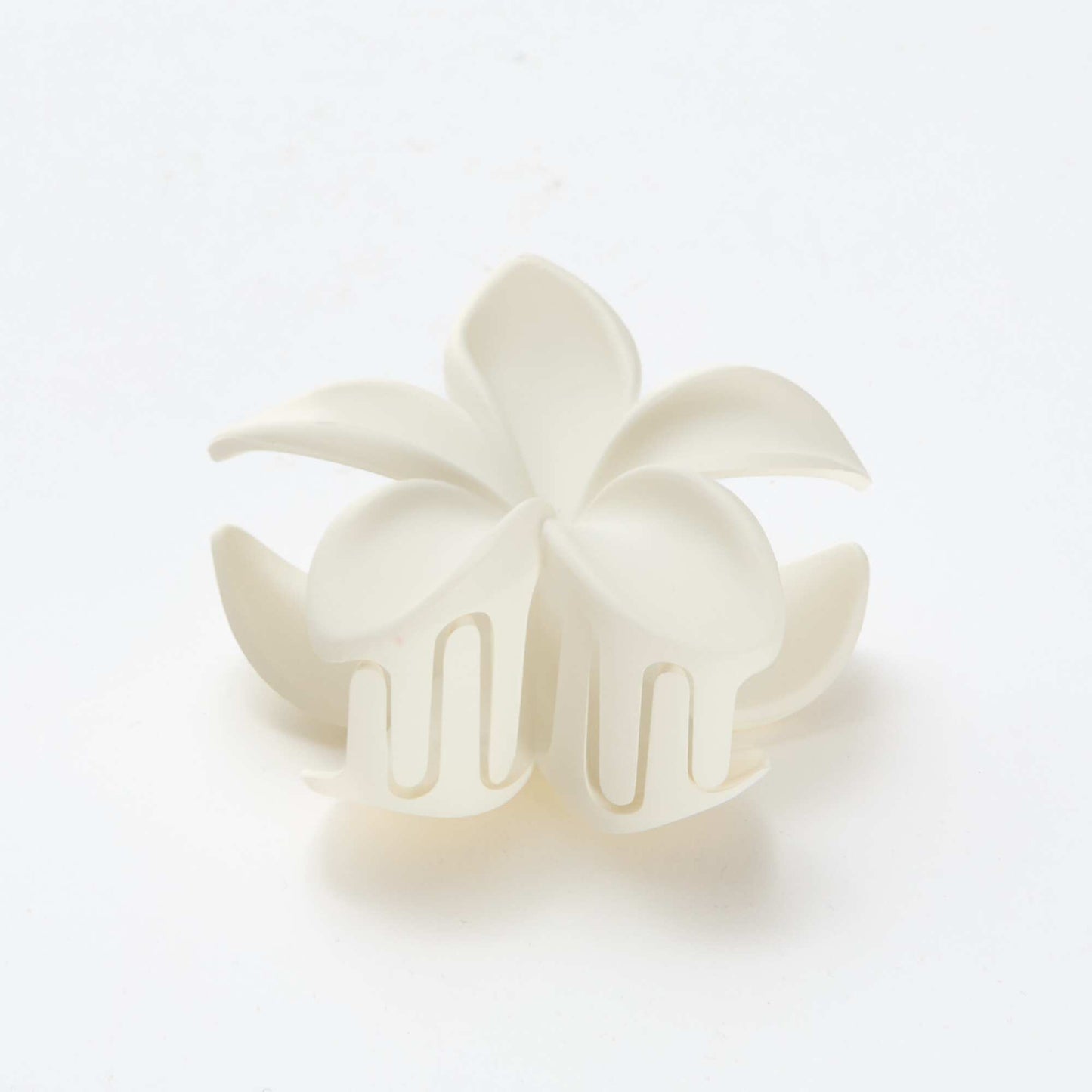 Pinza grande de cangrejo con forma de flor BLANCO