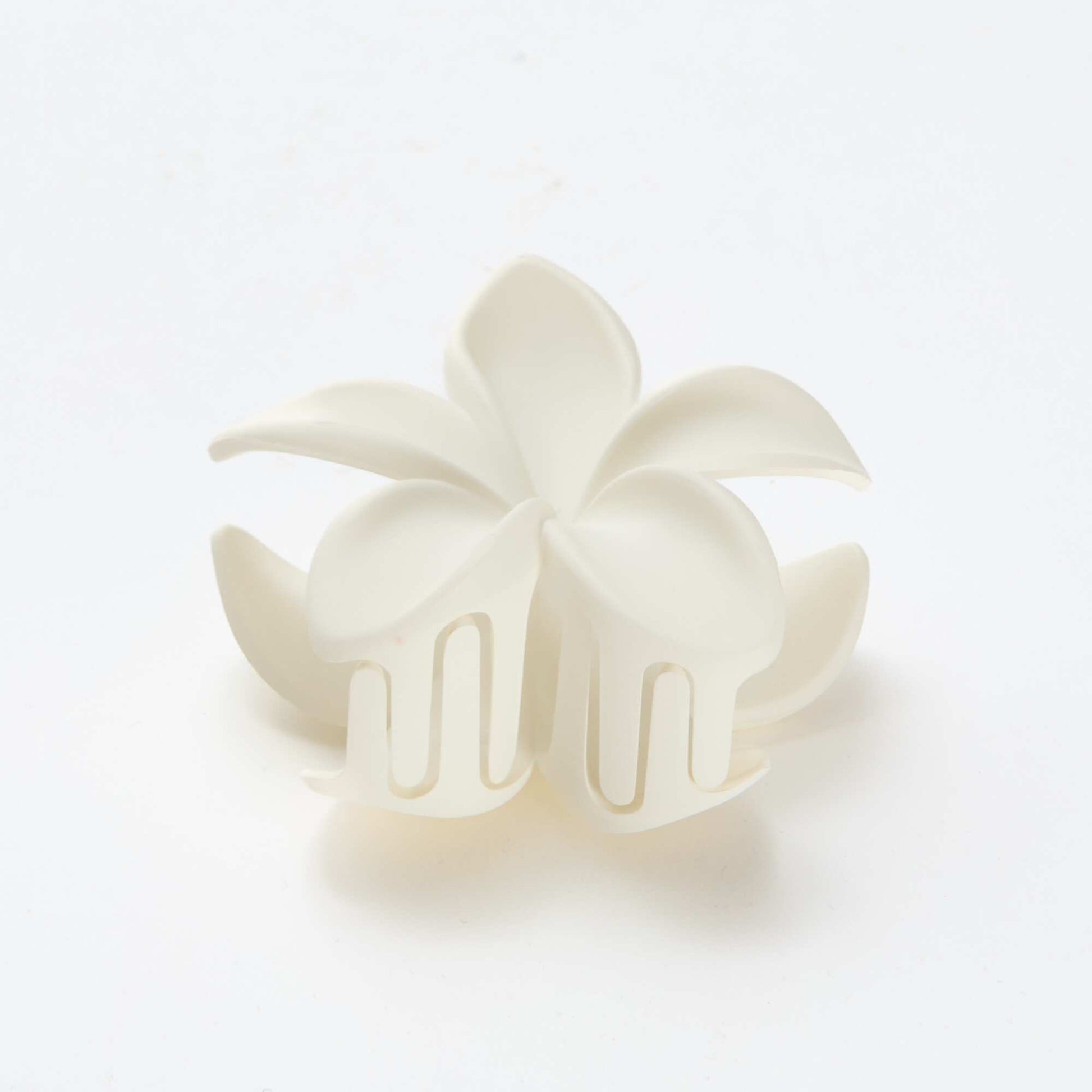 Pinza grande de cangrejo con forma de flor BLANCO