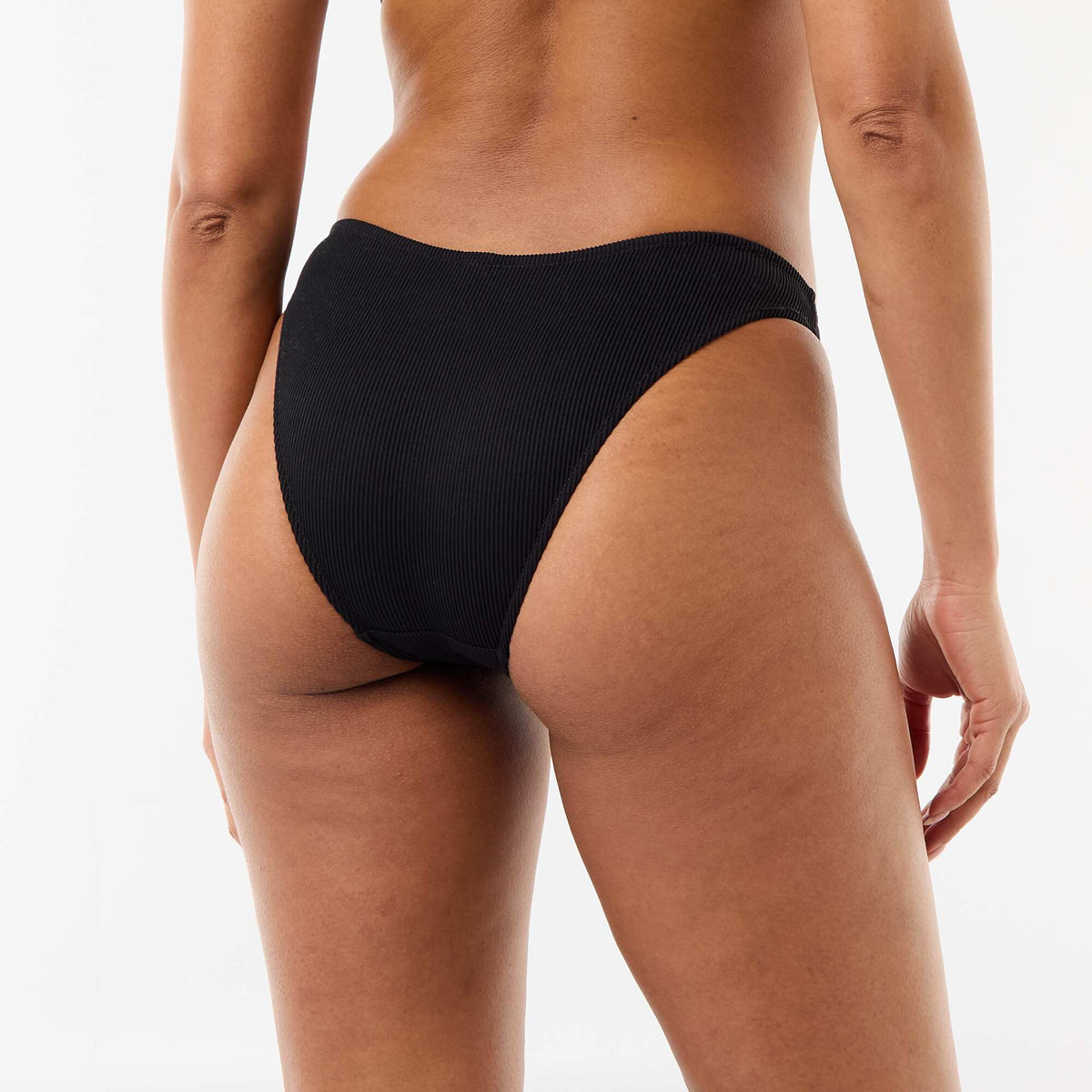 Braguita de bikini de punto texturizado NEGRO