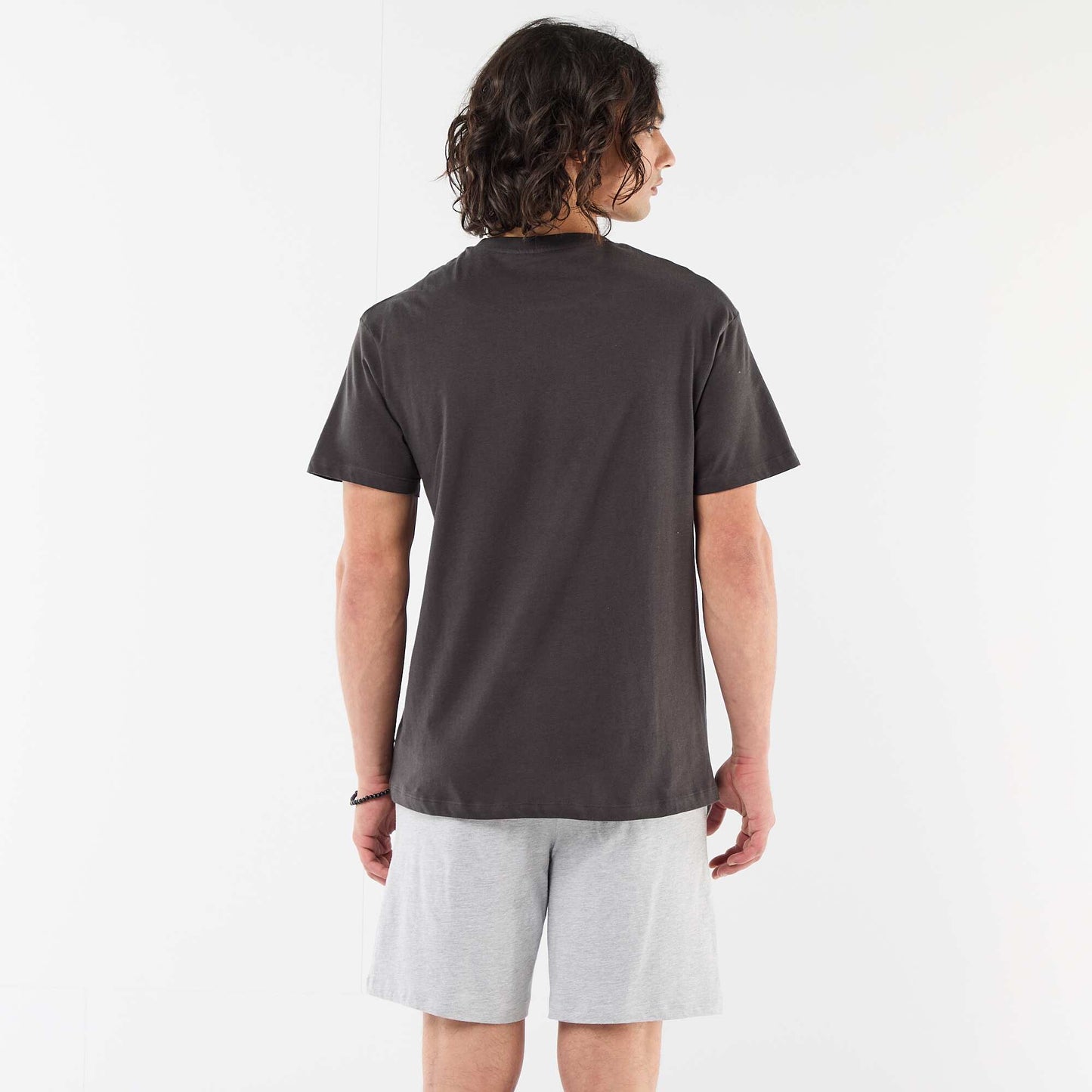 Camiseta de algodón 'Nintendo' 'Mario Kart' 'Toad' GRIS