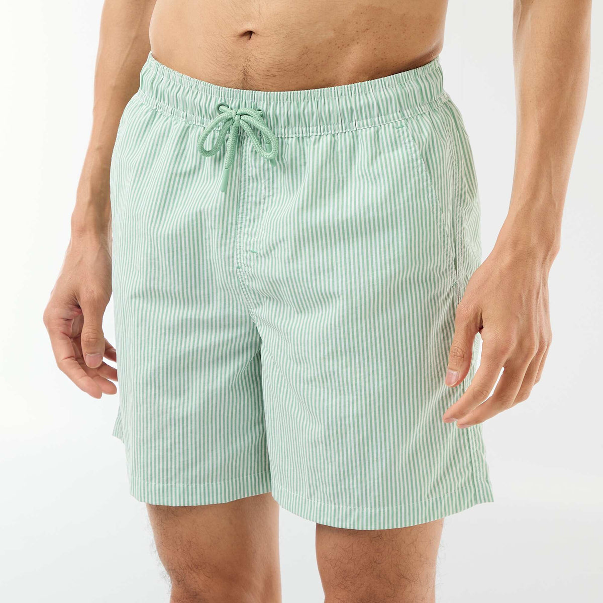 Bañador de rayas VERDE