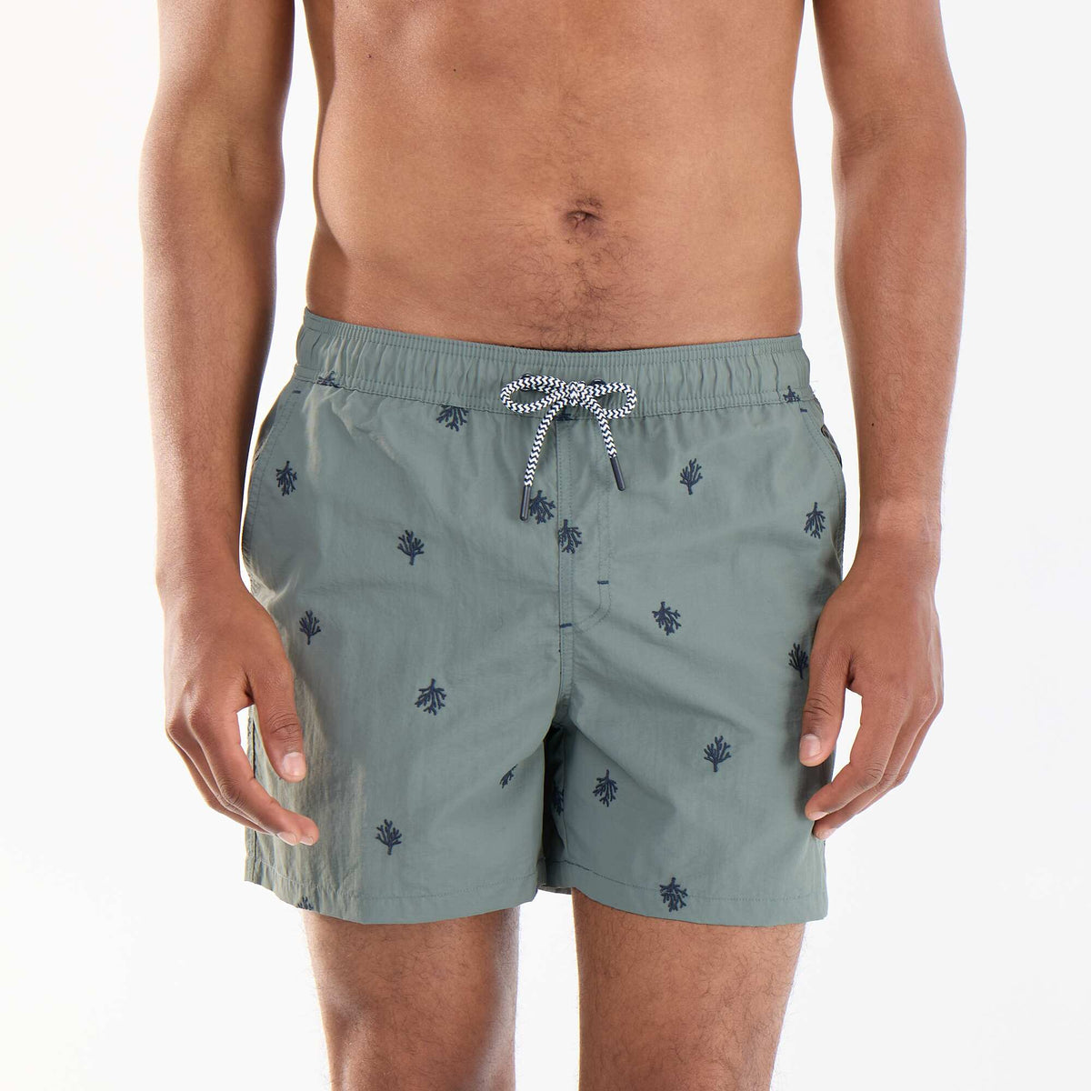 Bañador con estampado VERDE
