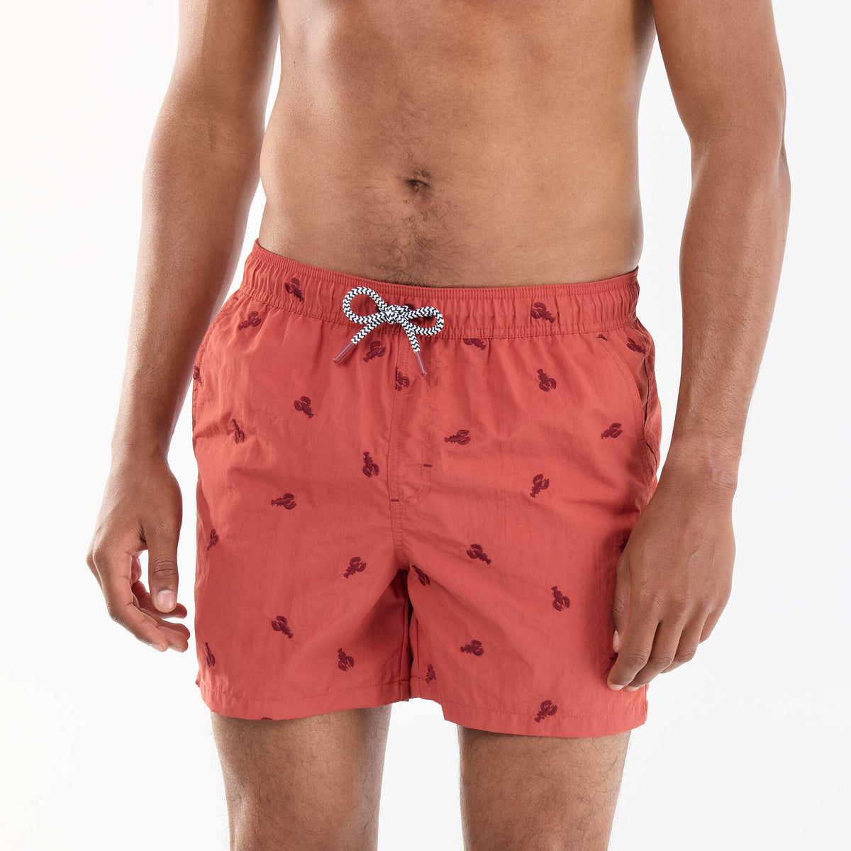 Bañador con estampado ROJO