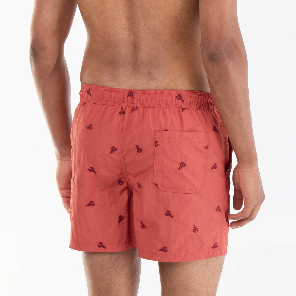 Bañador con estampado ROJO