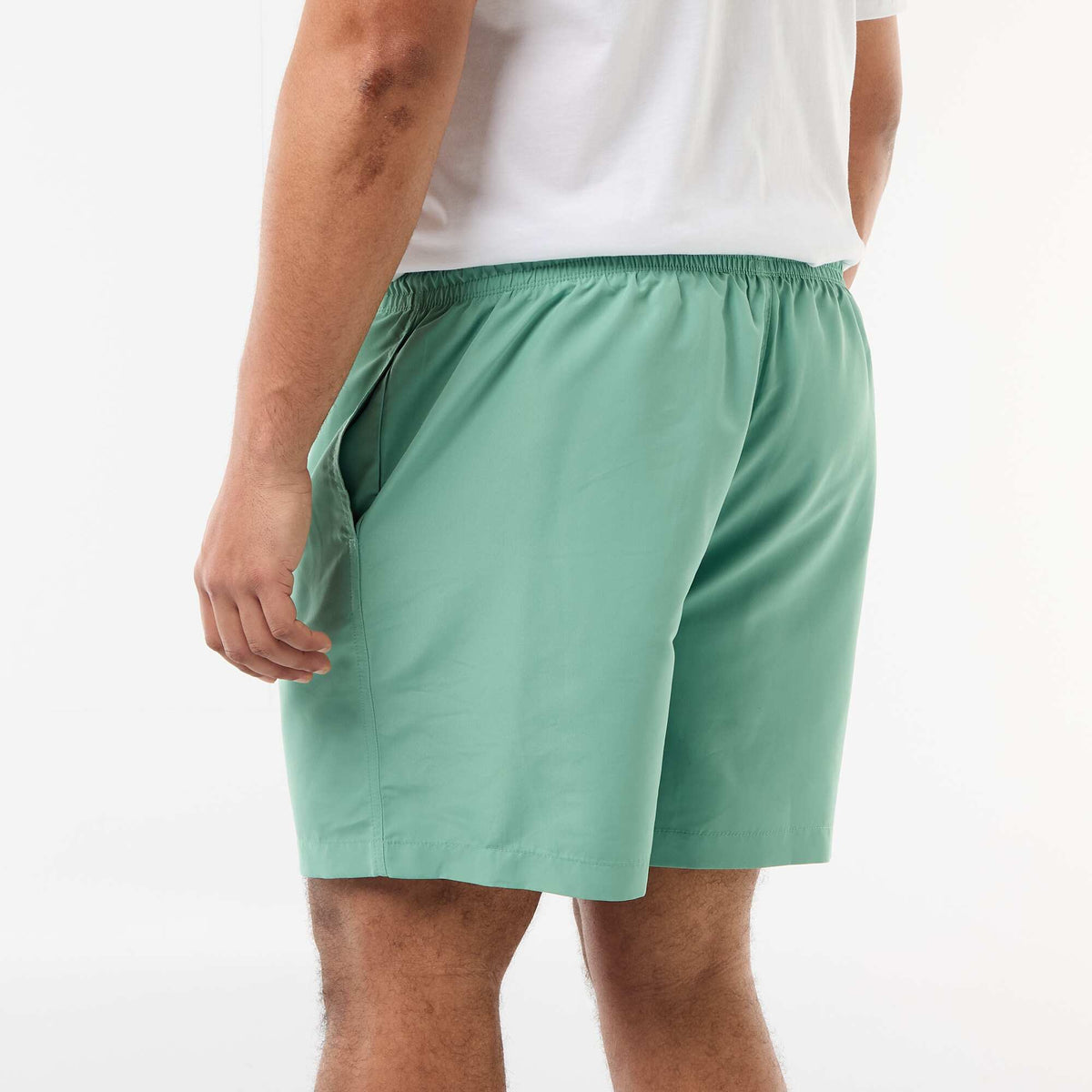 Bañador corto liso VERDE