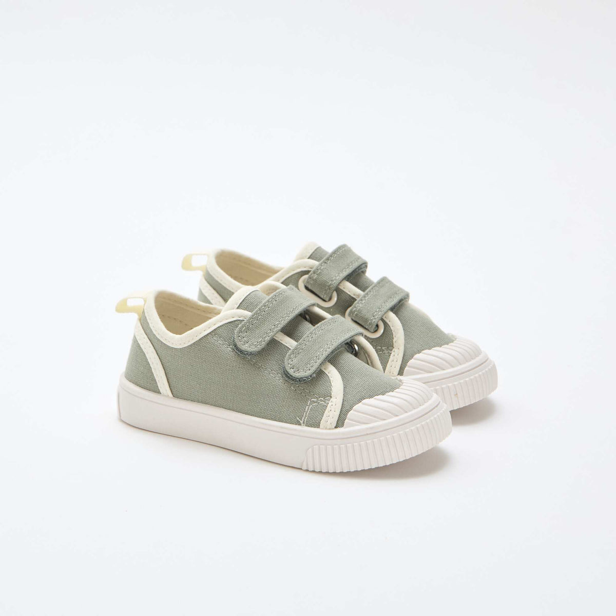 Zapatillas de lona con velcro VERDE
