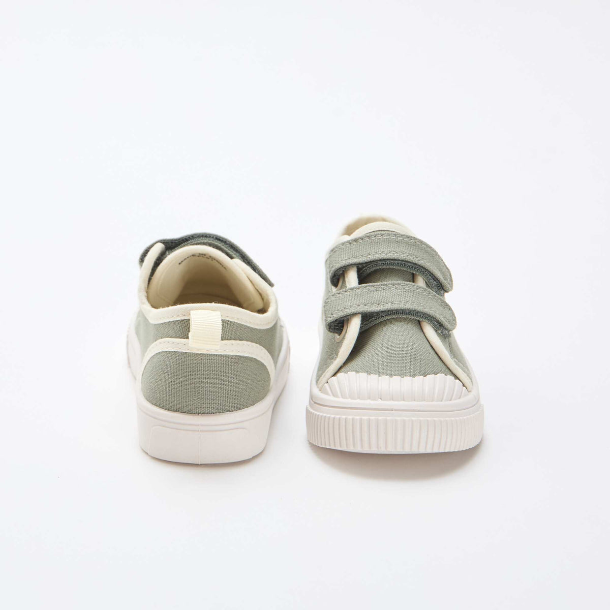 Zapatillas de lona con velcro VERDE