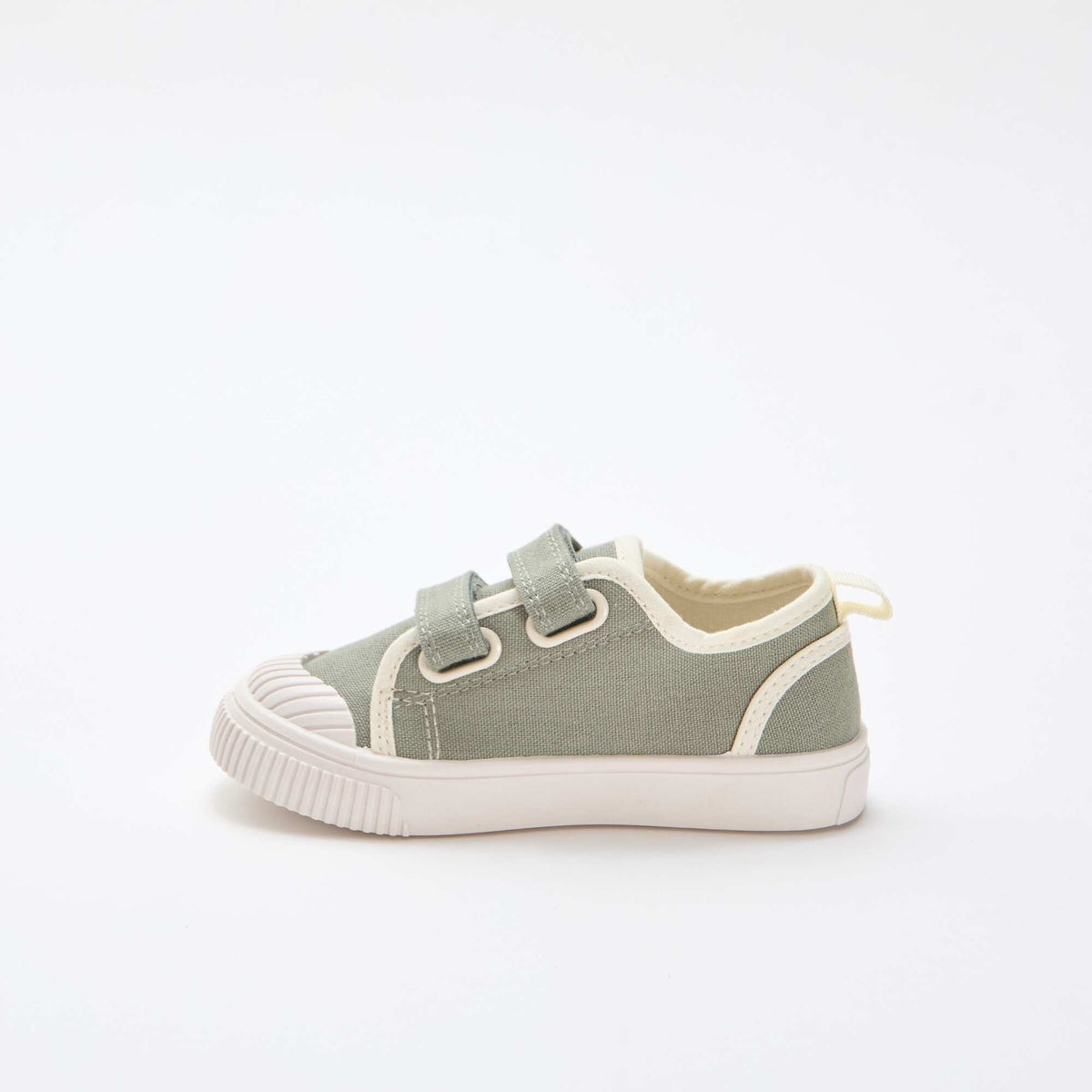 Zapatillas de lona con velcro VERDE