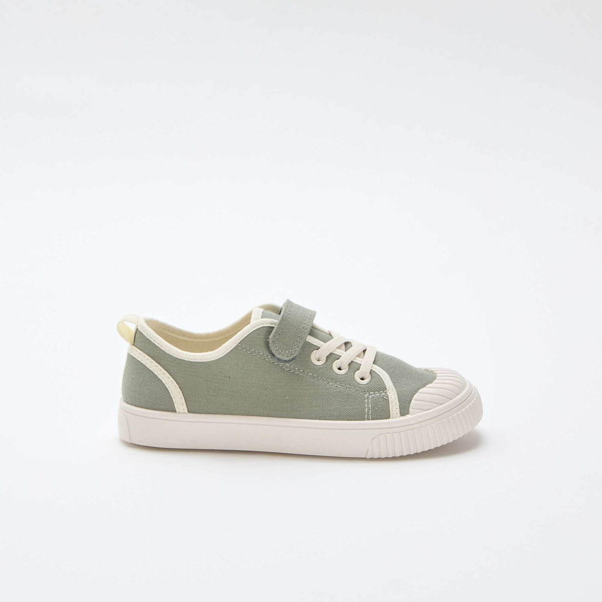 Zapatillas de lona con velcro VERDE