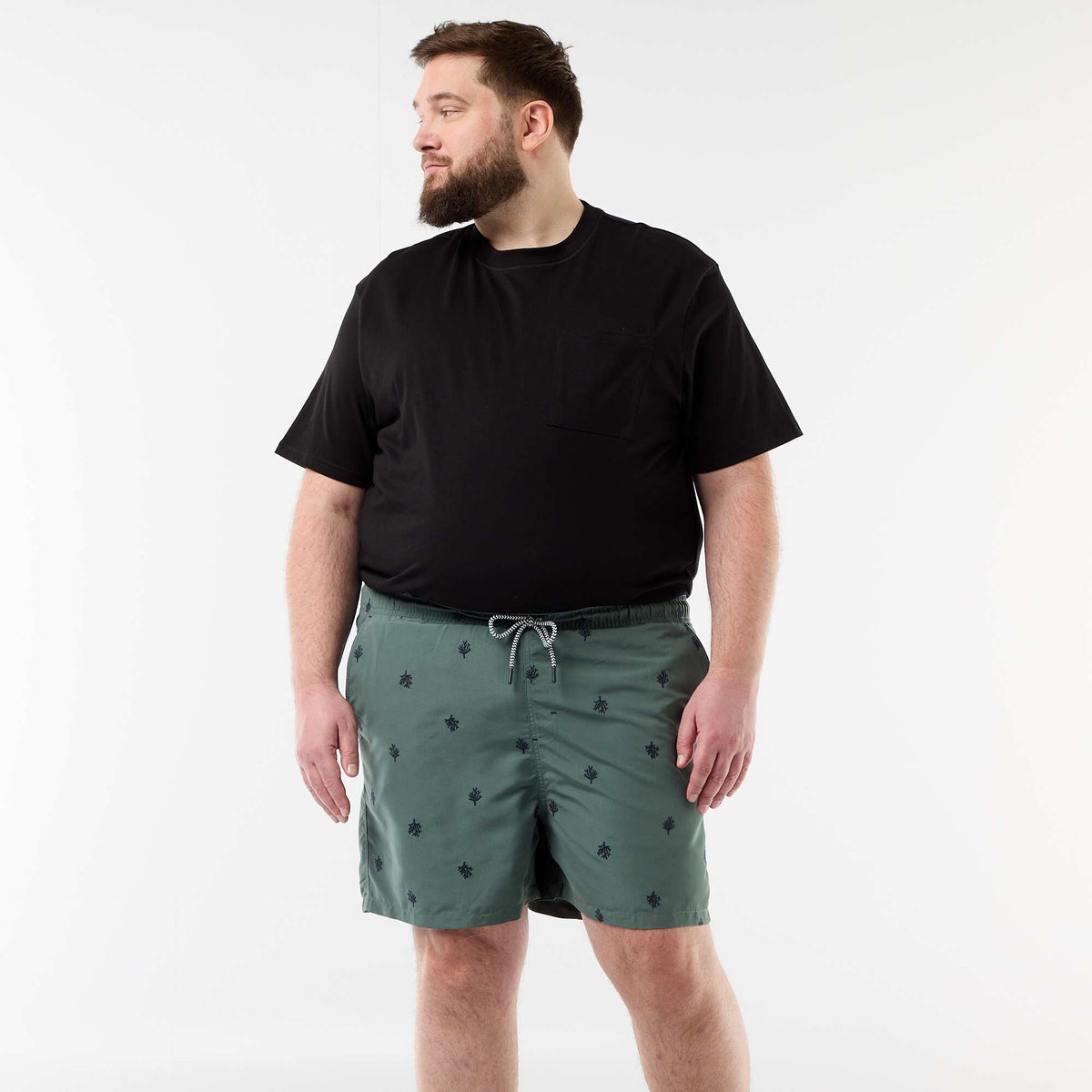 Bañador con estampado VERDE