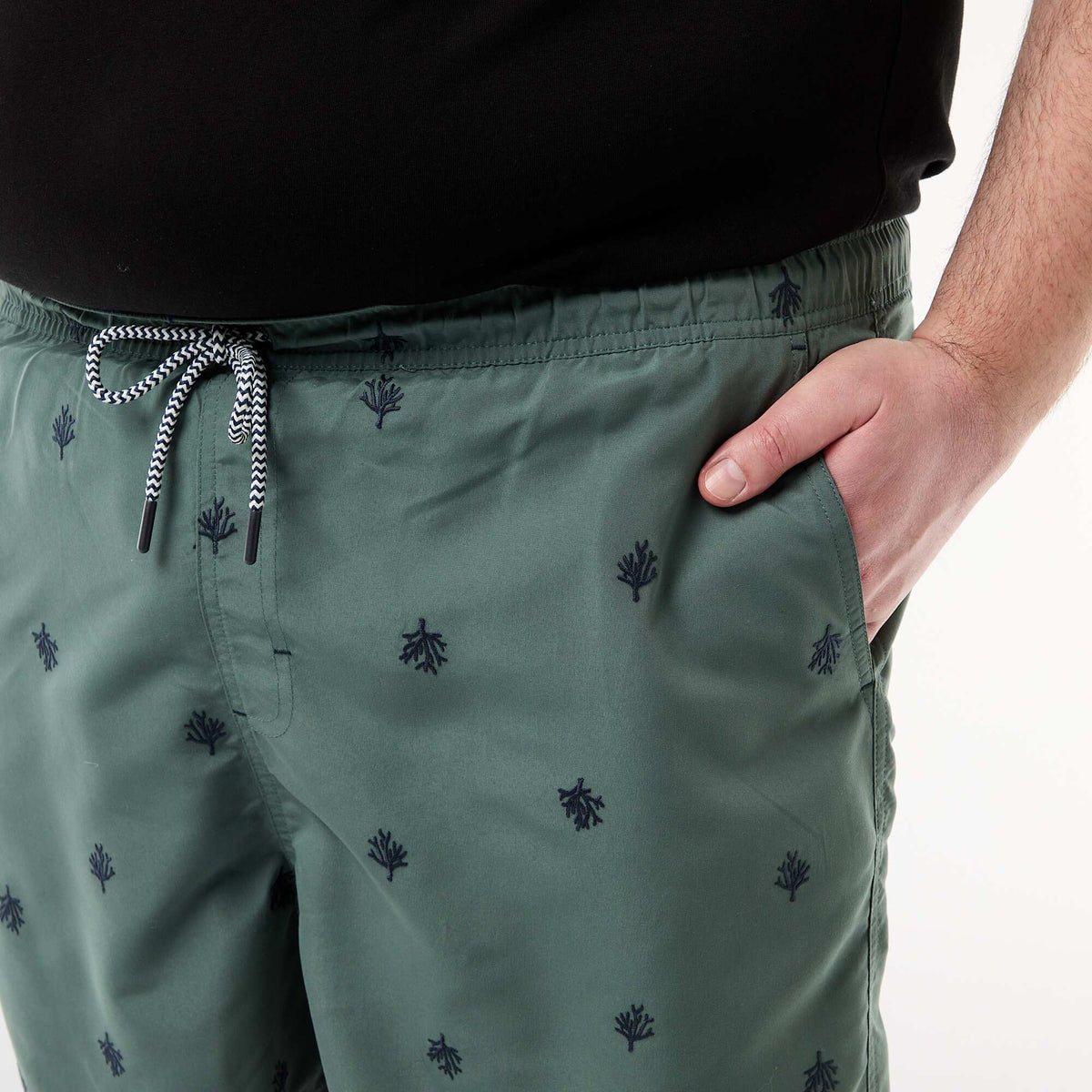 Bañador con estampado VERDE