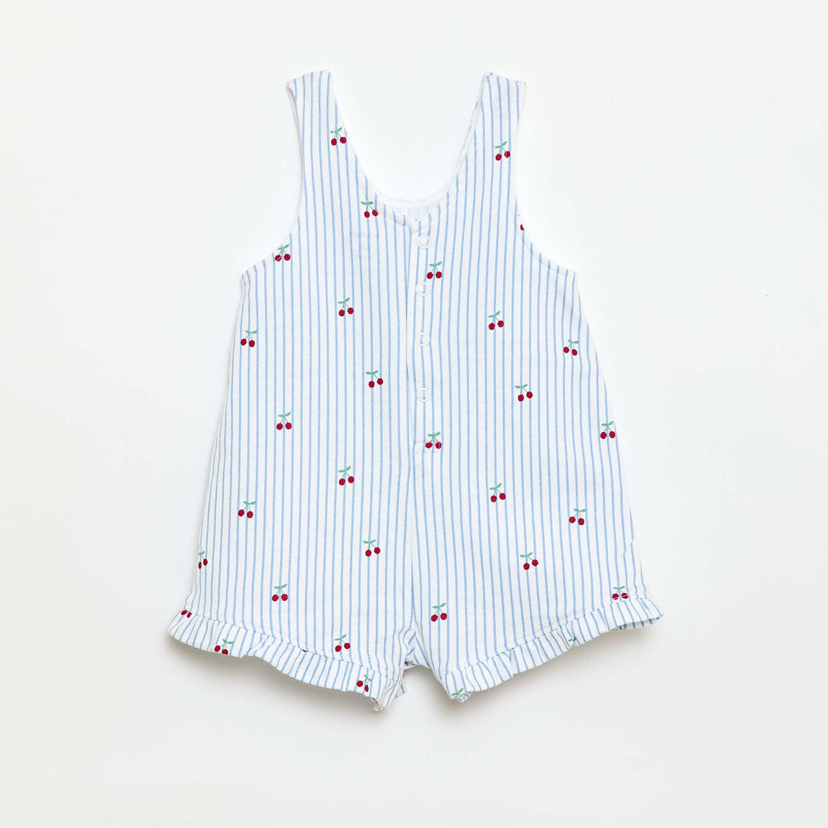 Conjunto de 2 piezas Camiseta + Mono corto BLANCO
