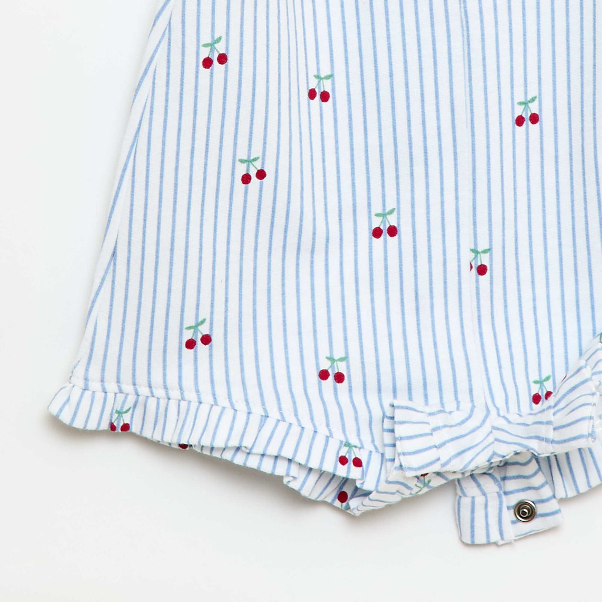 Conjunto de 2 piezas Camiseta + Mono corto BLANCO
