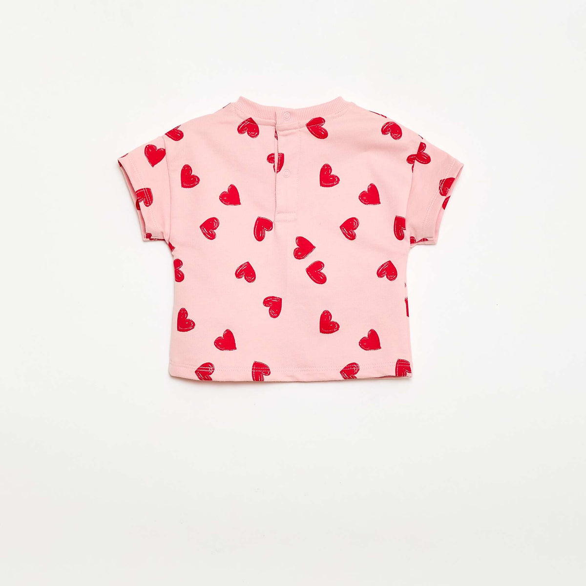 Pack estampado de 2 piezas pantalón corto + camiseta ROSA