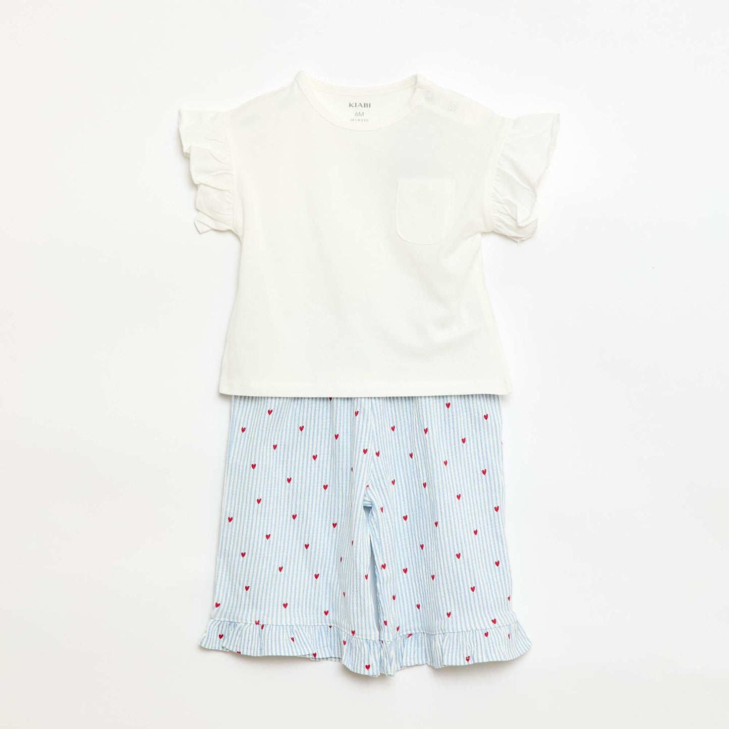 Pack camiseta + pantalón - 2 bolsillos AZUL