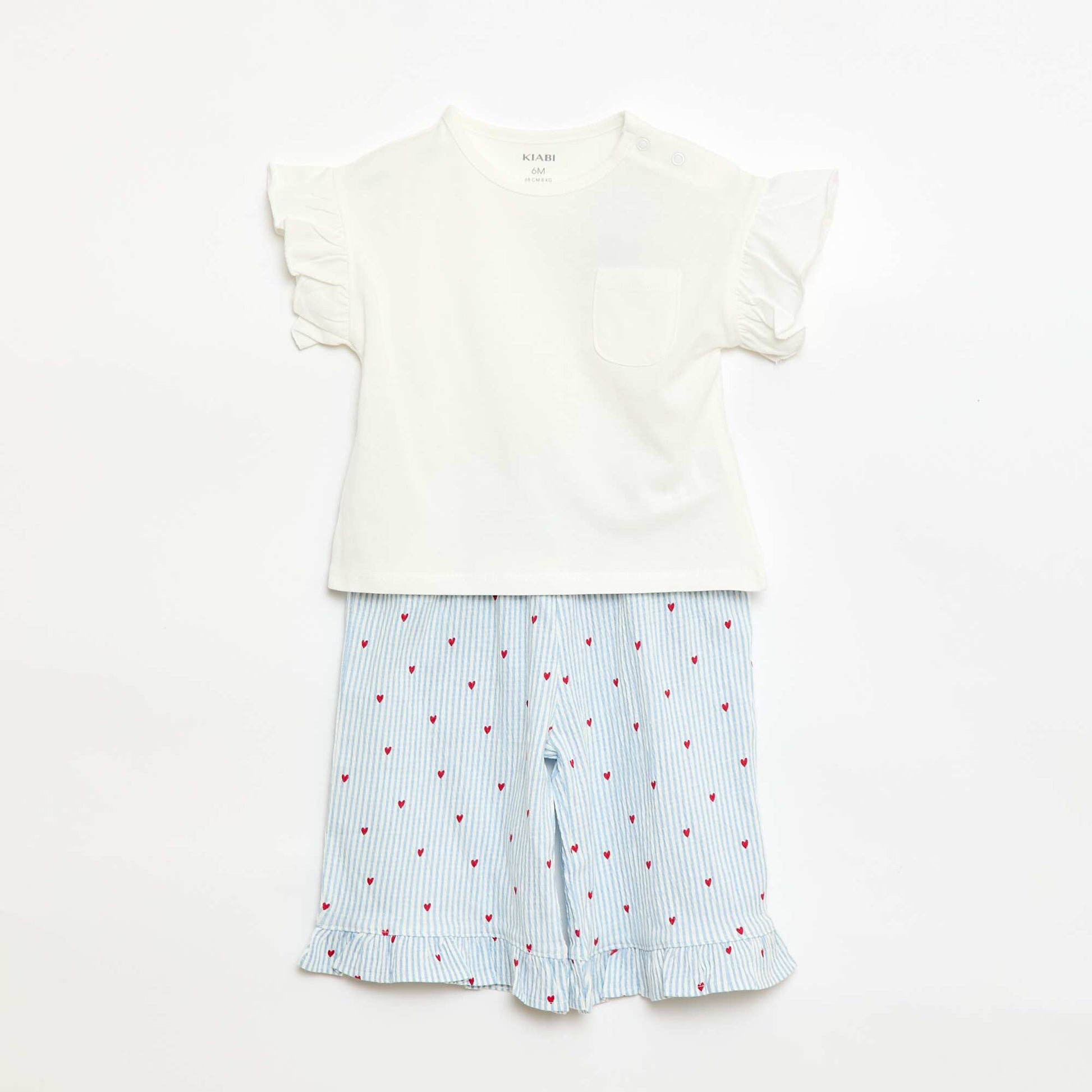 Pack camiseta + pantalón - 2 bolsillos AZUL