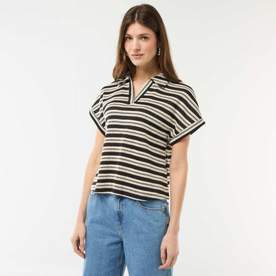 Camiseta tipo remera colorida BEIGE