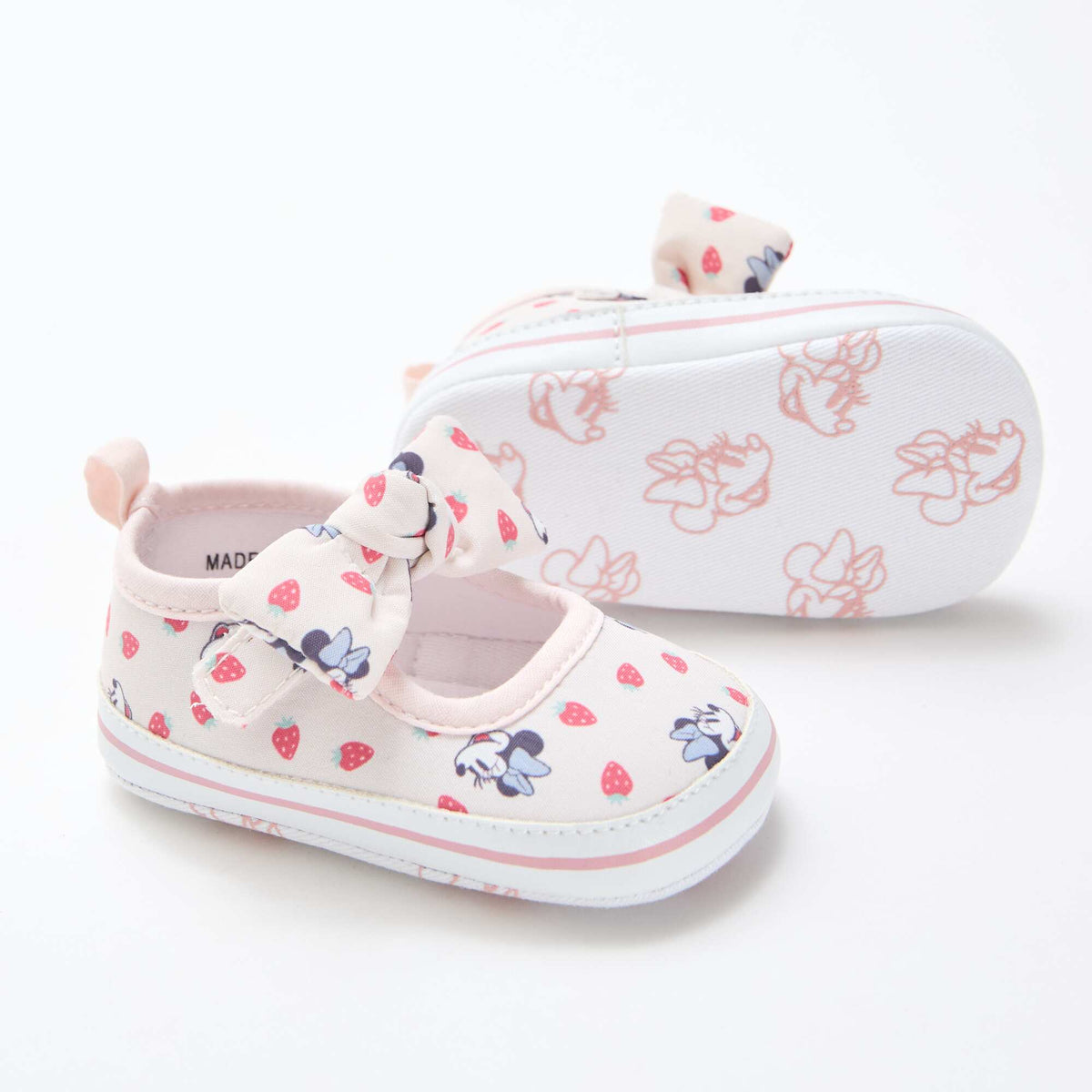 Bailarinas 'Disney' con velcro ROSA PALO