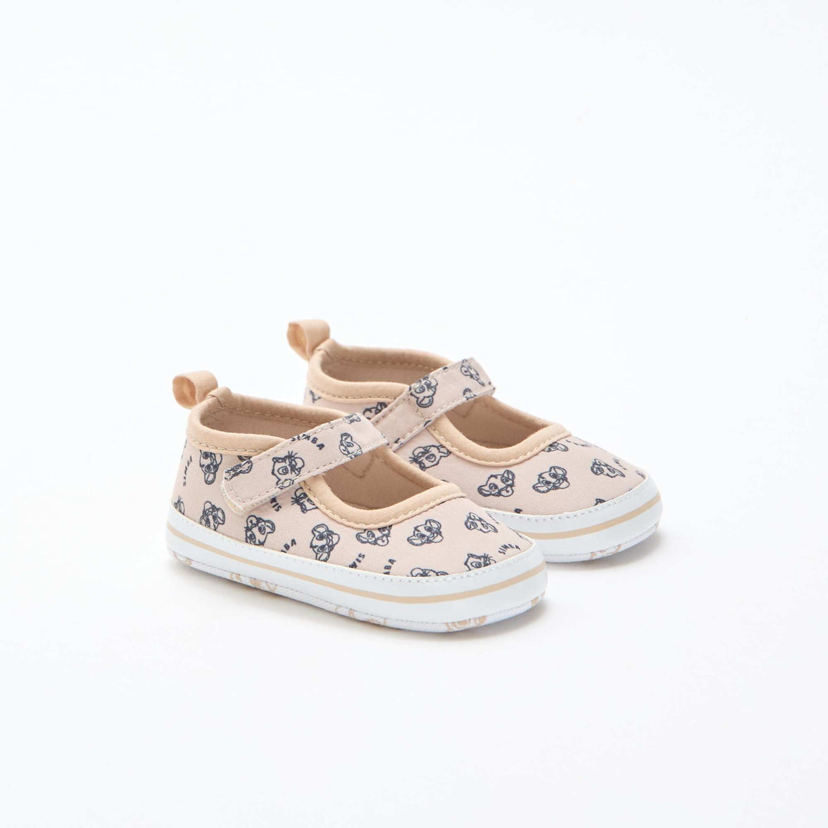Bailarinas 'Disney' con velcro BEIGE