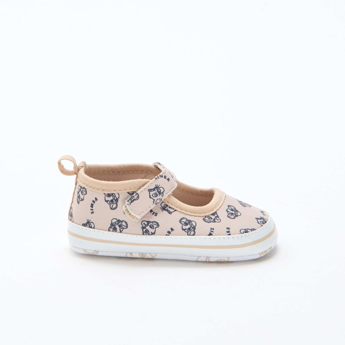 Bailarinas 'Disney' con velcro BEIGE