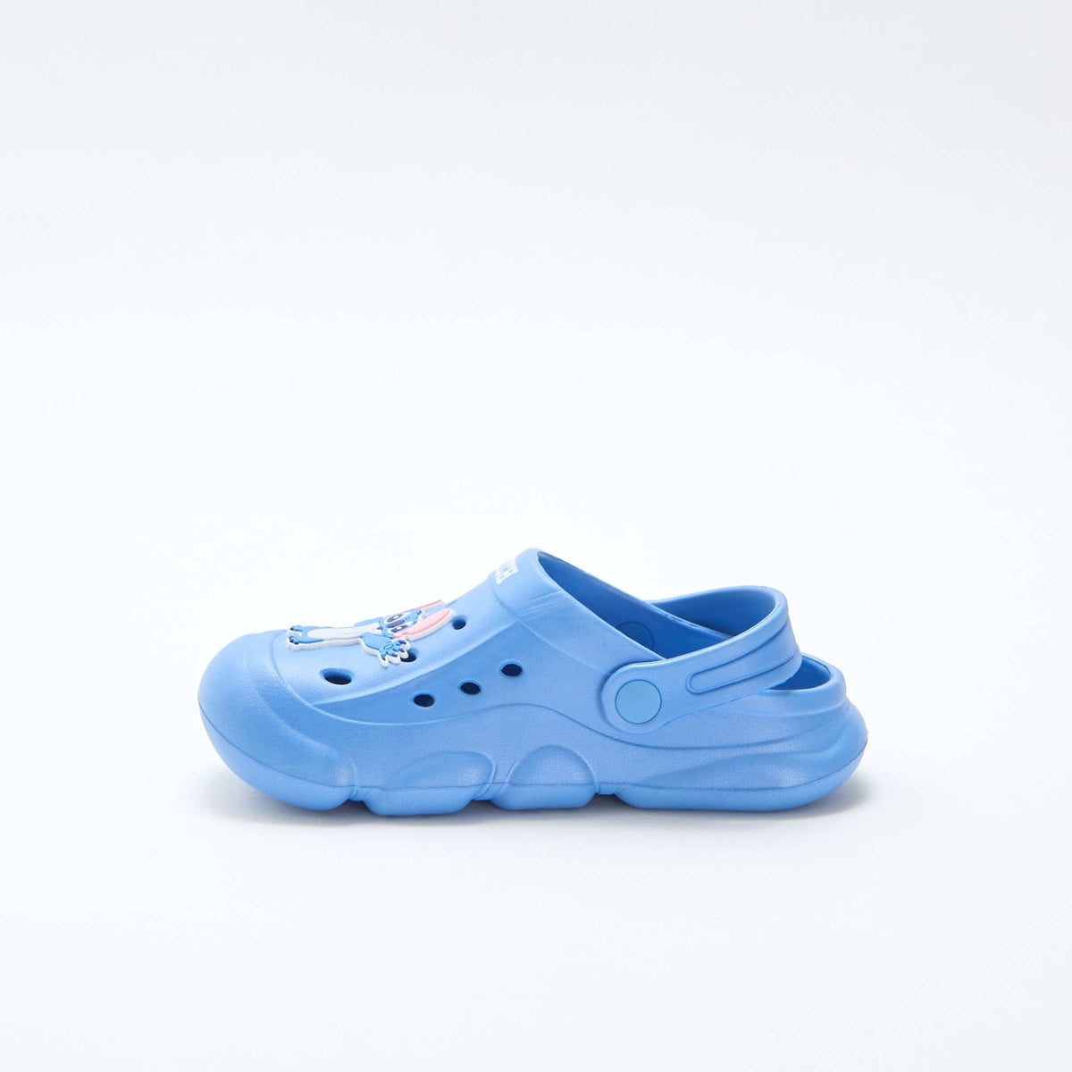 Par de zuecos animados 'Disney' 'Stitch' liso AZUL