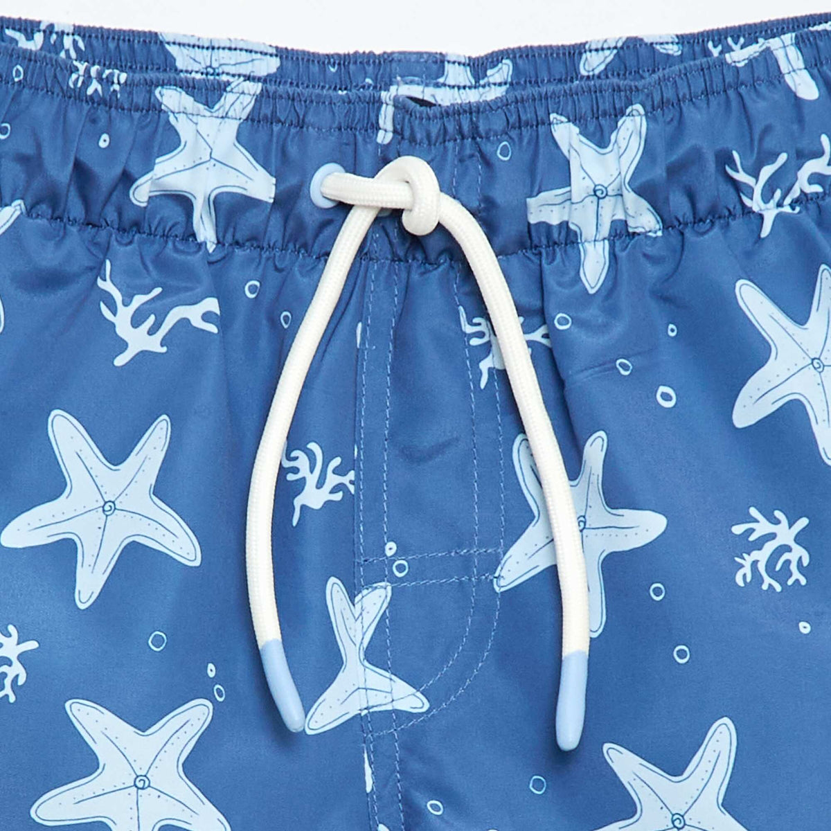 Bermuda de baño estampado 'mar' integral AZUL