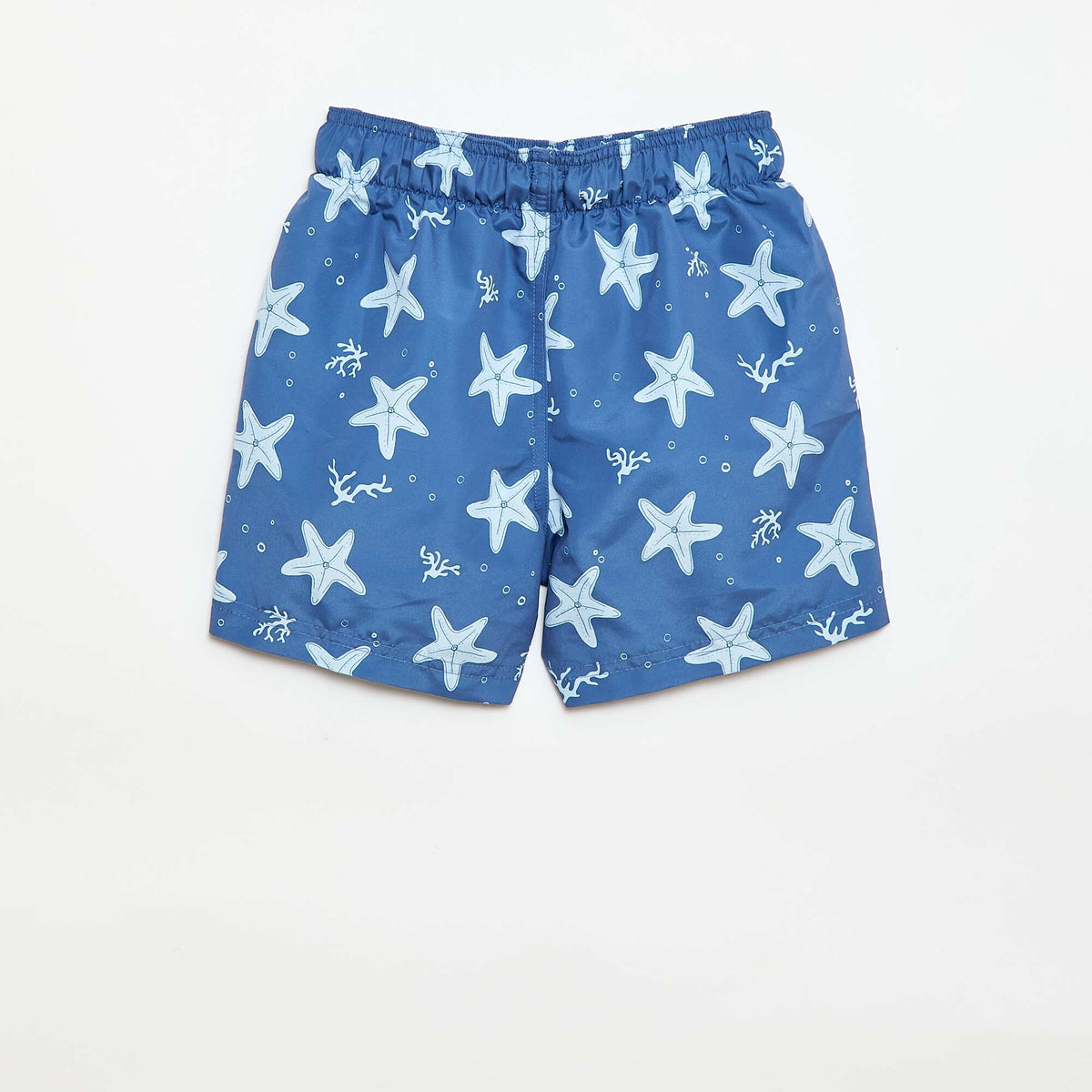 Bermuda de baño estampado 'mar' integral AZUL