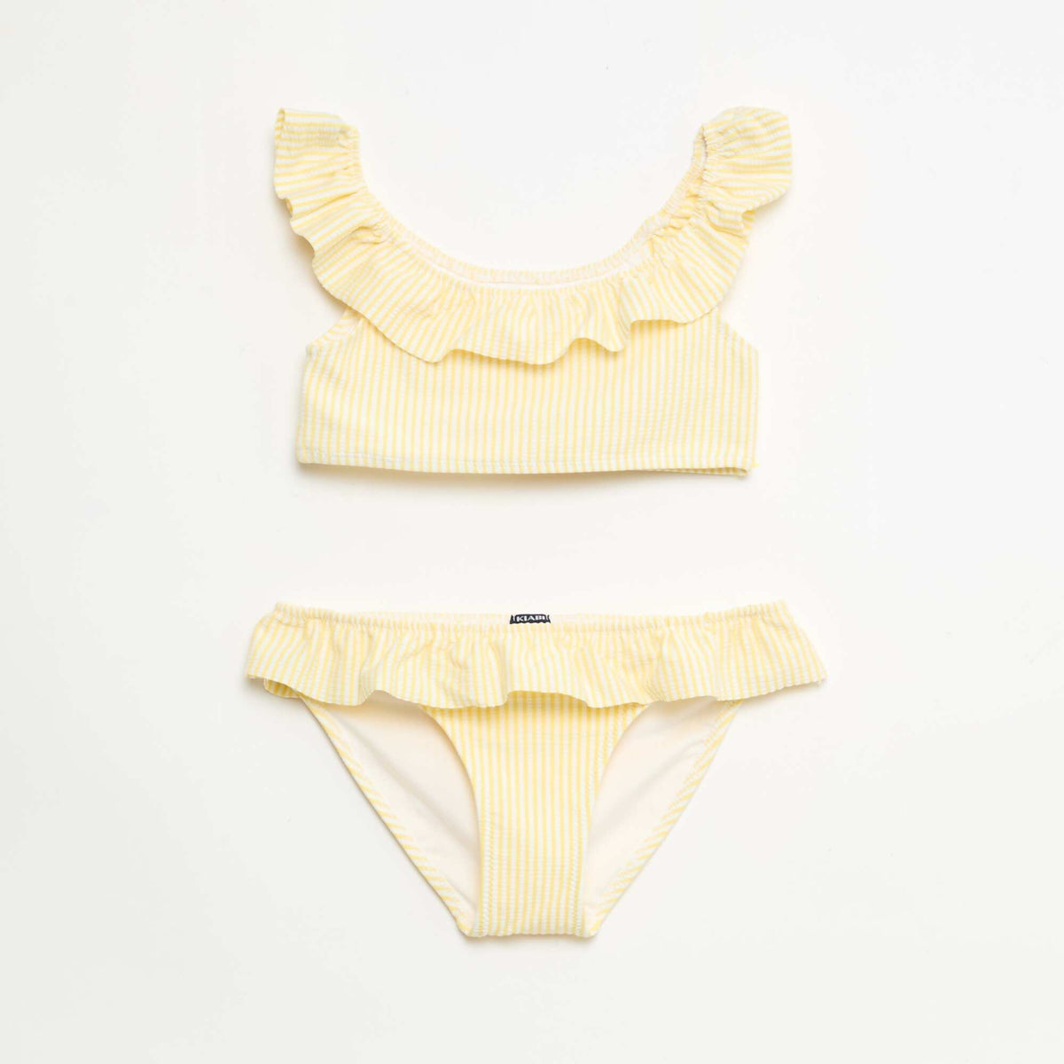 Conjunto de traje de baño top + braguita - 2 piezas AMARILLO