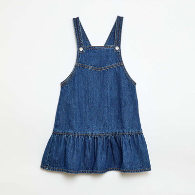 Vestido enterito corto jean AZUL