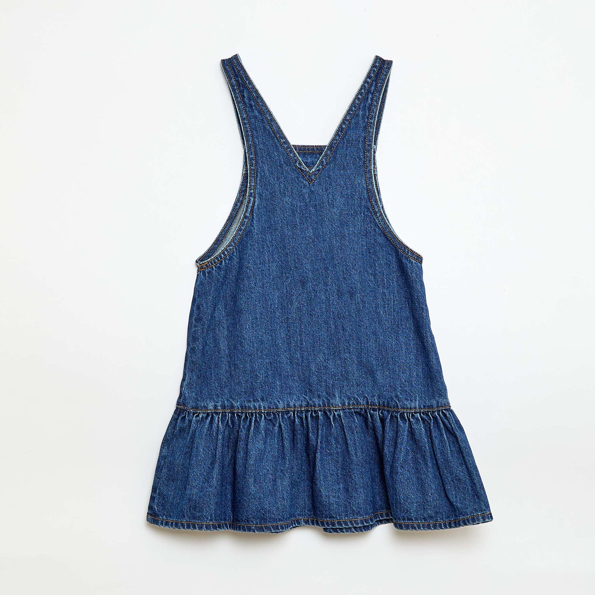 Vestido enterito corto jean AZUL