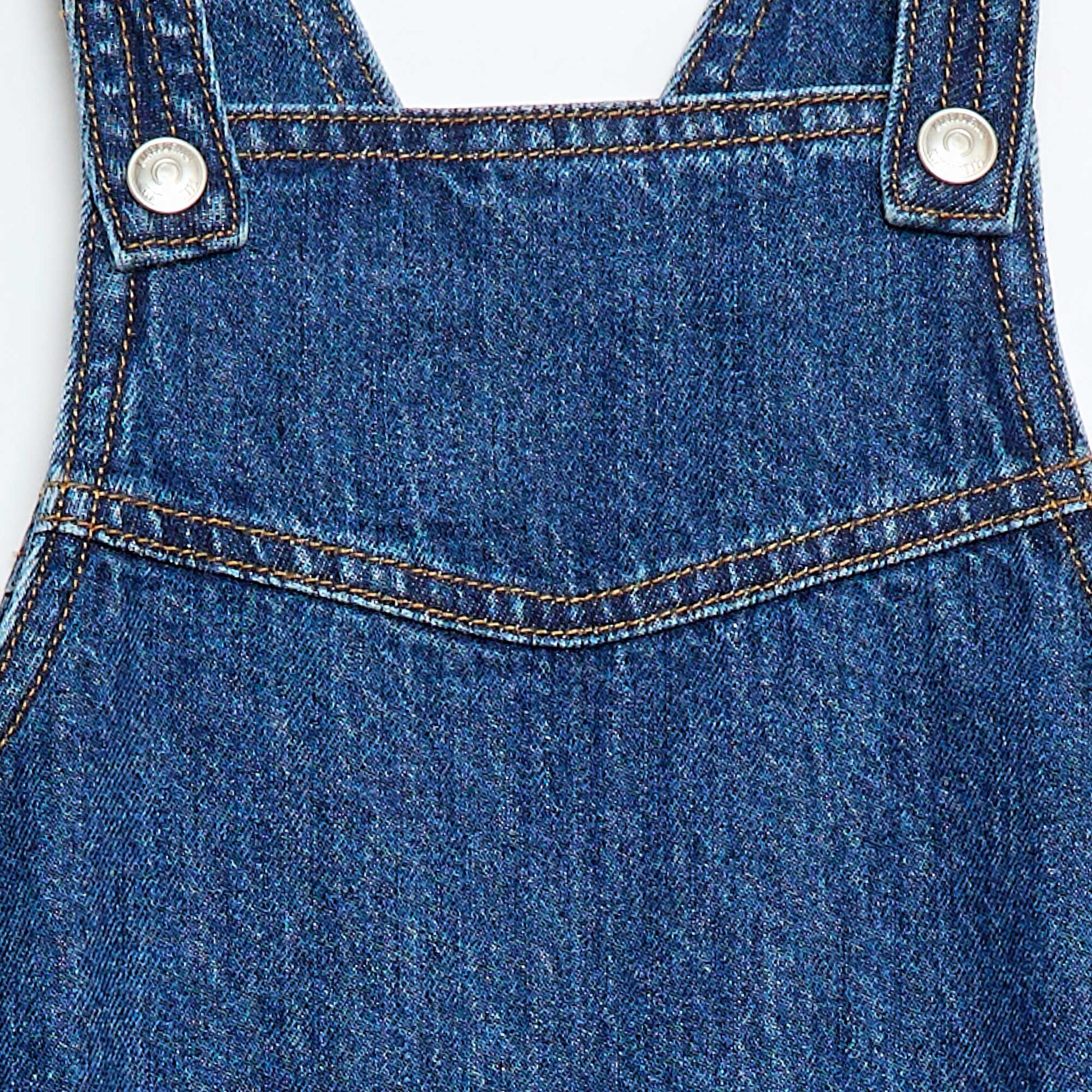 Vestido enterito corto jean AZUL