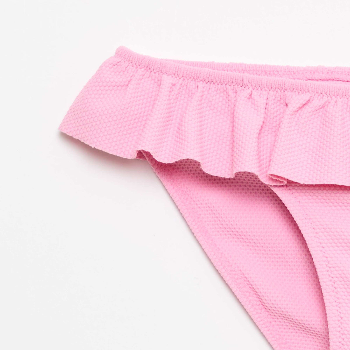 Bañador con volantes en malla - 2 piezas ROSA