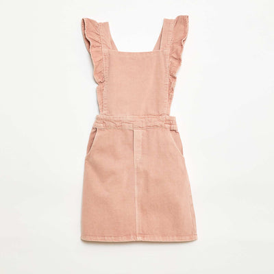 Mono jean con volantes ROSA