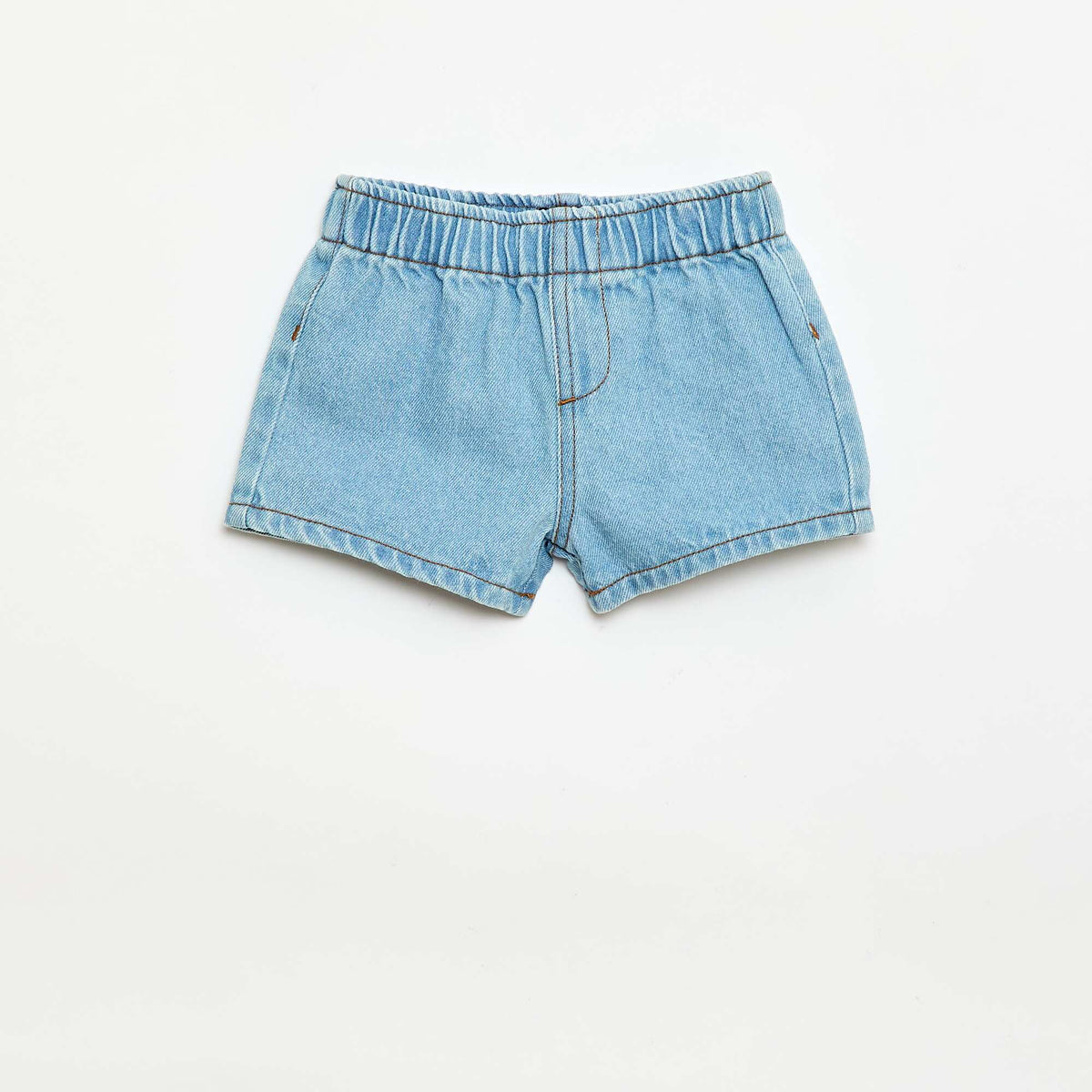 Pantalón corto jean AZUL