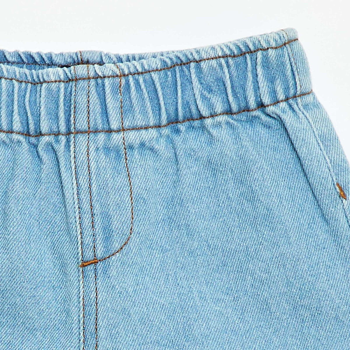 Pantalón corto jean AZUL