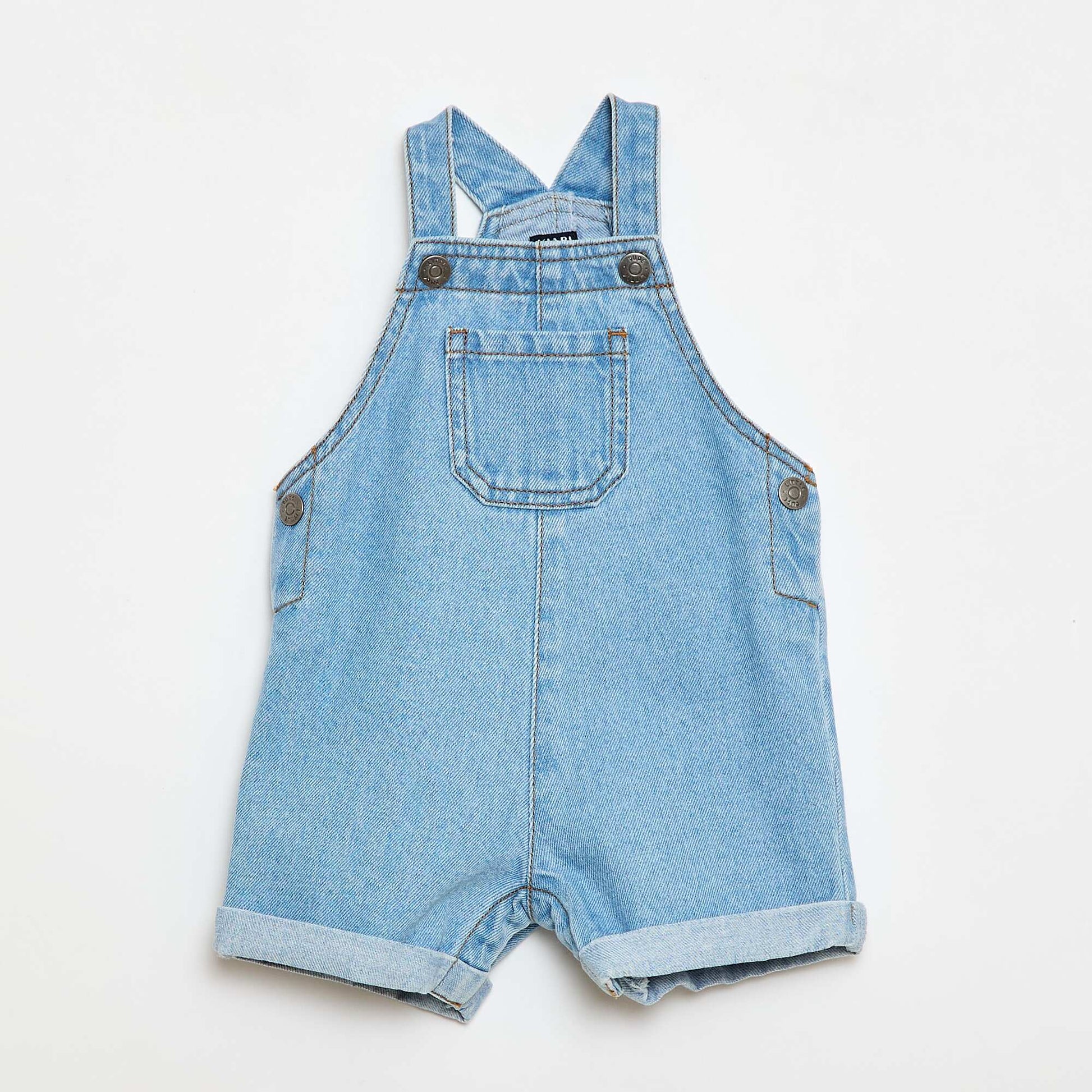 Enteritos cortos jeans AZUL