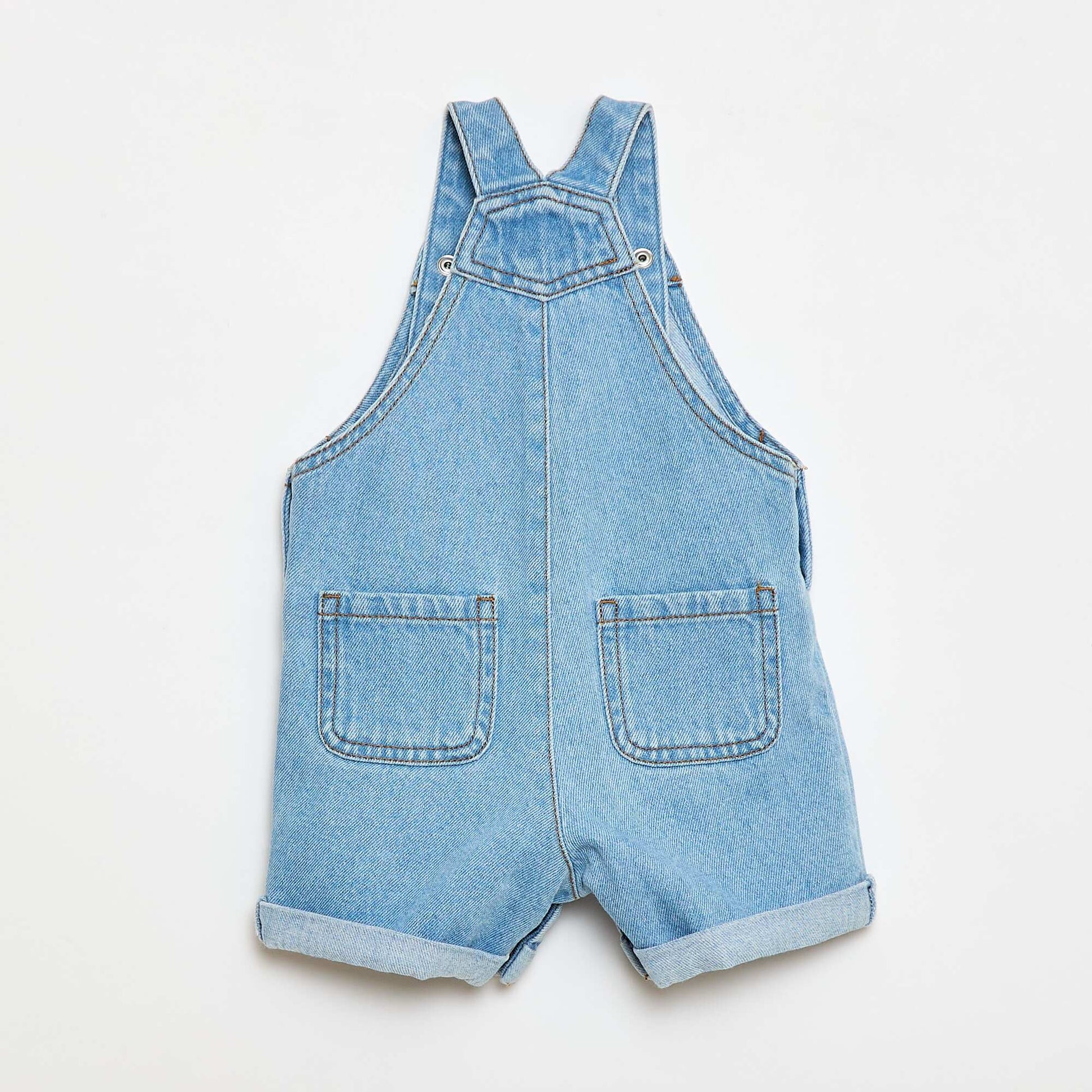 Enteritos cortos jeans AZUL