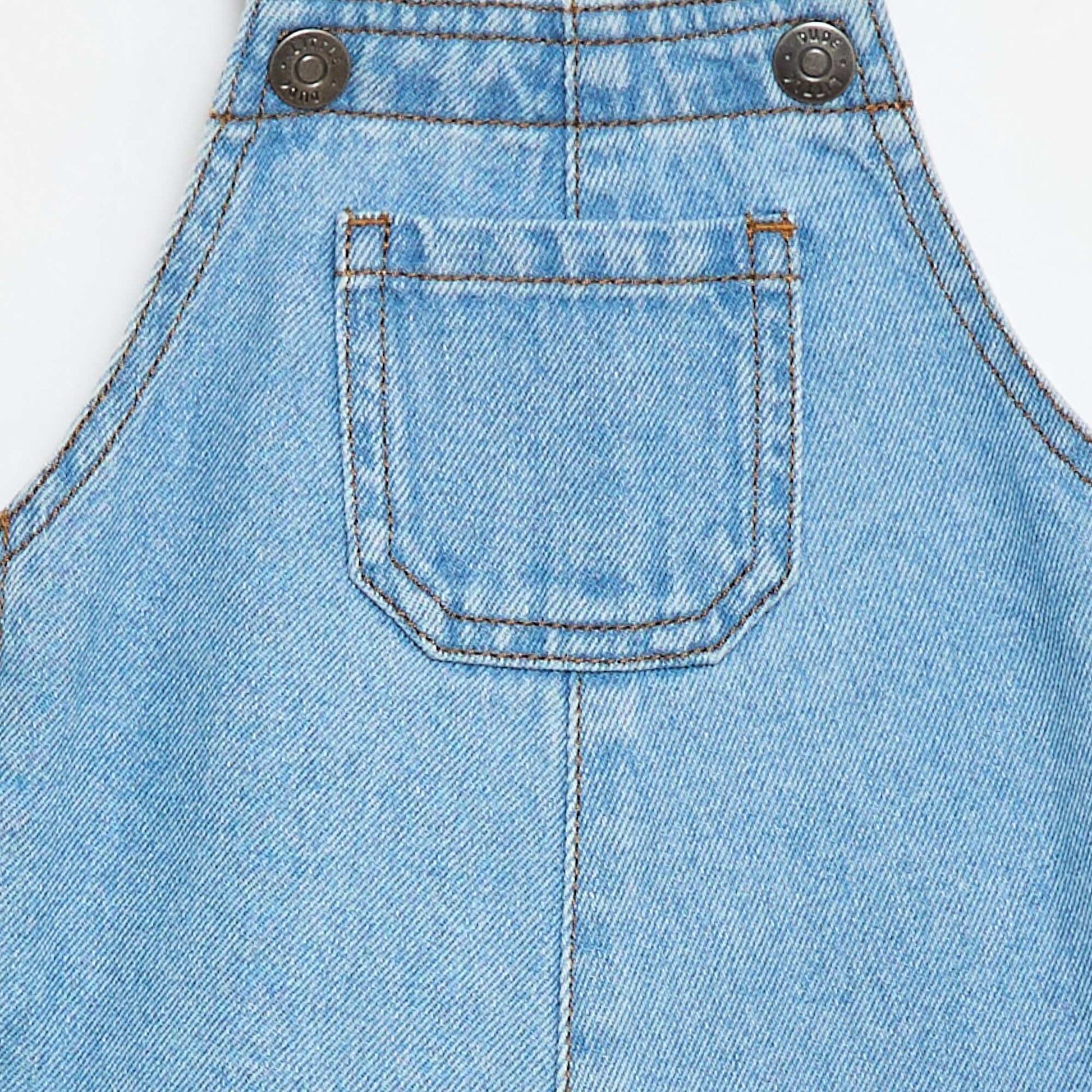 Enteritos cortos jeans AZUL