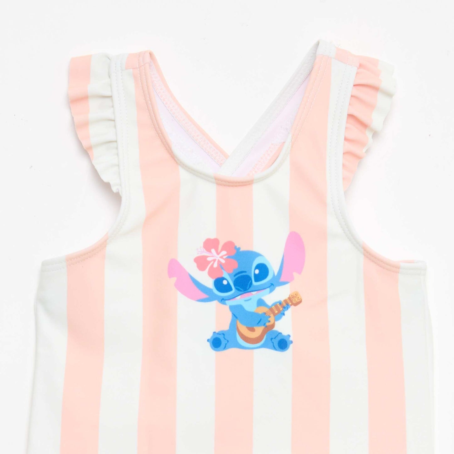 Bañador 'Disney' 'Stitch' a rayas NARANJA