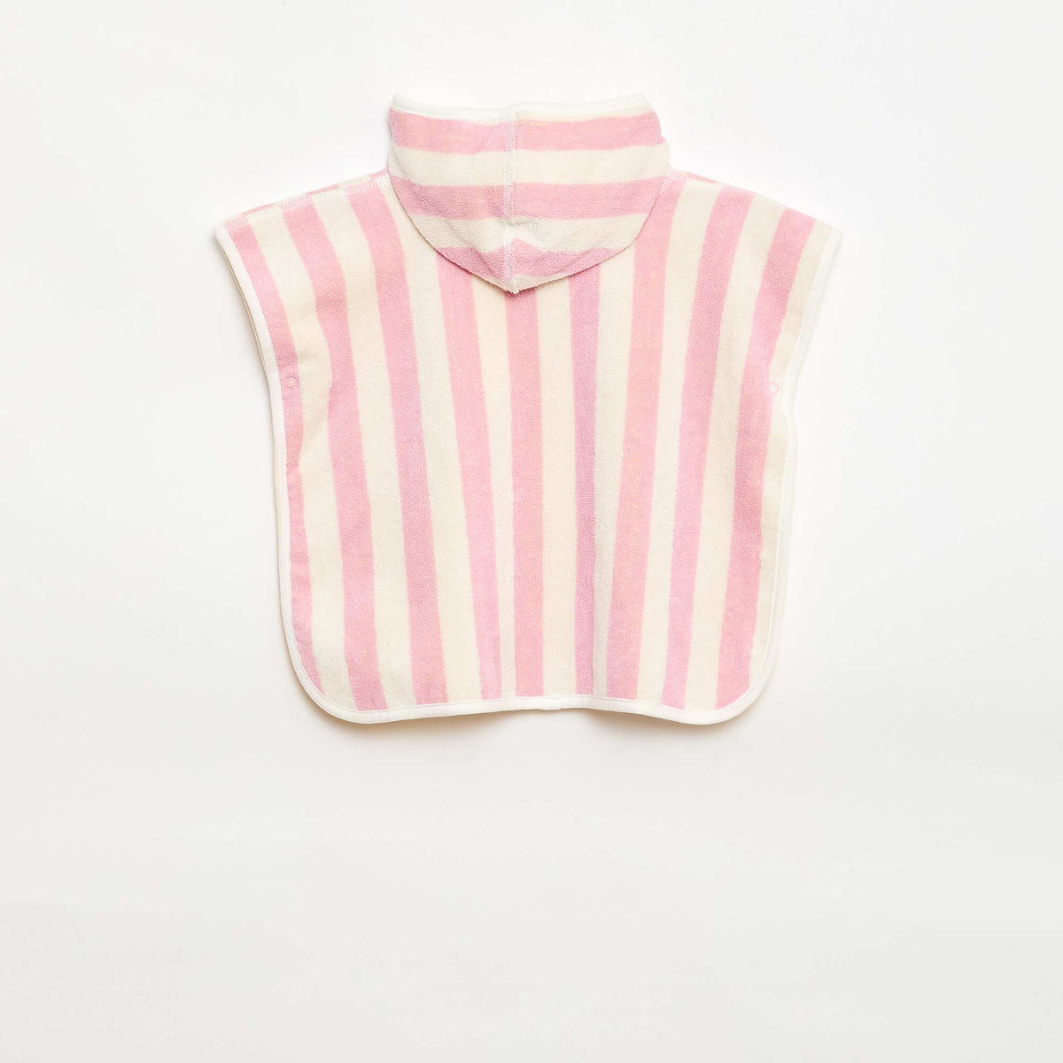 Capa de baño reversible de rizo ROSA